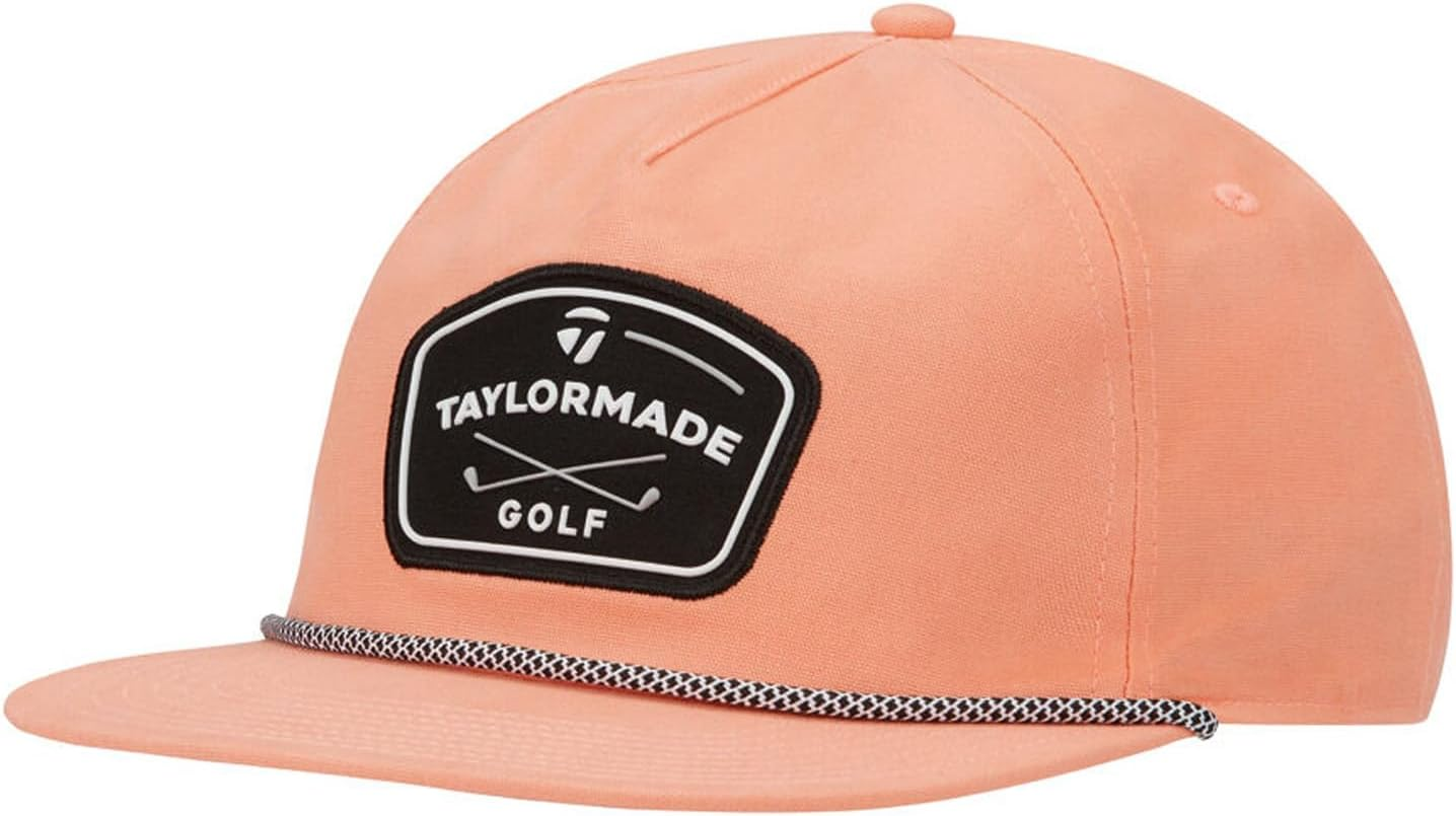 Taylormade Golf 2025 Lifestyle Rope Hat Yellow - Brown image number 5