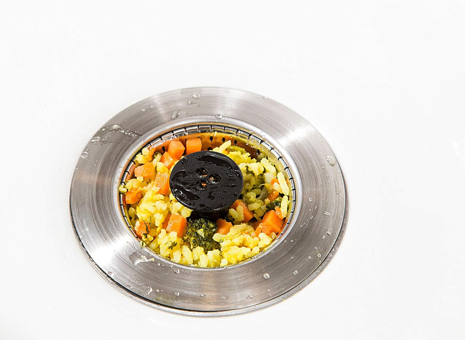 Sinkshroom Kitchen Sink Strainer, Stainless Steel