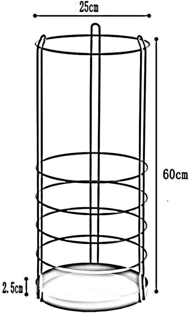 Umbrella Stand Stand Rack,Metal Umbrella Stand Rack, Umbrella Stand Umbrella Stands Hotel,Multi-Function Long-Short Umbrella Storage Bucket,Suitable for Home-Cafe Decoration Frame,3 Colors,2 image number 2