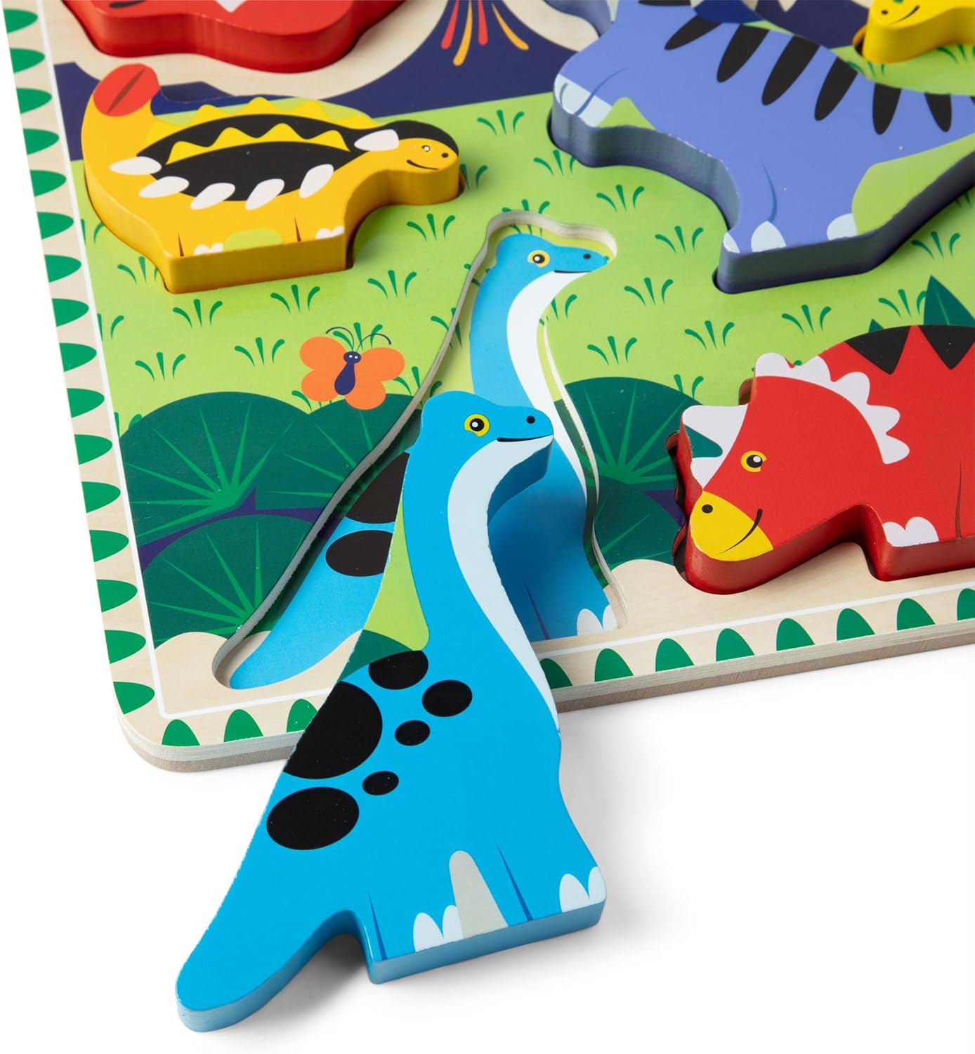 Melissa and Doug - Dinosaurs Chunky Puzzle image number 3