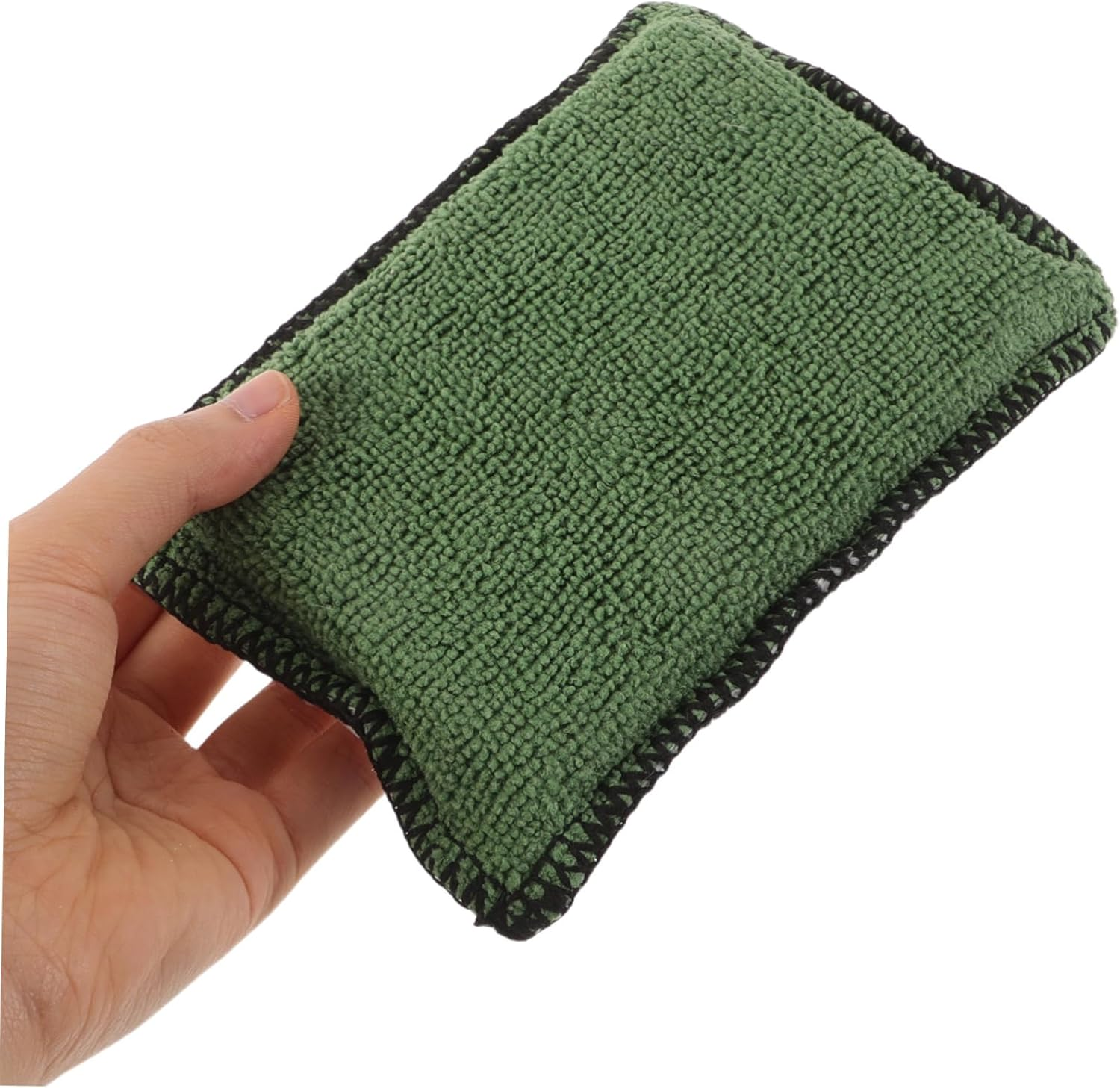 ARTSEWPLY 4Pcs Car Interior Cleaning Sponges Gentle Scratch Scrub Pads for Leather Vinyl Plastic Seats Dashboard Windows Compact Automotive Brush Tool for Windshield Truck Boat Motorcycle