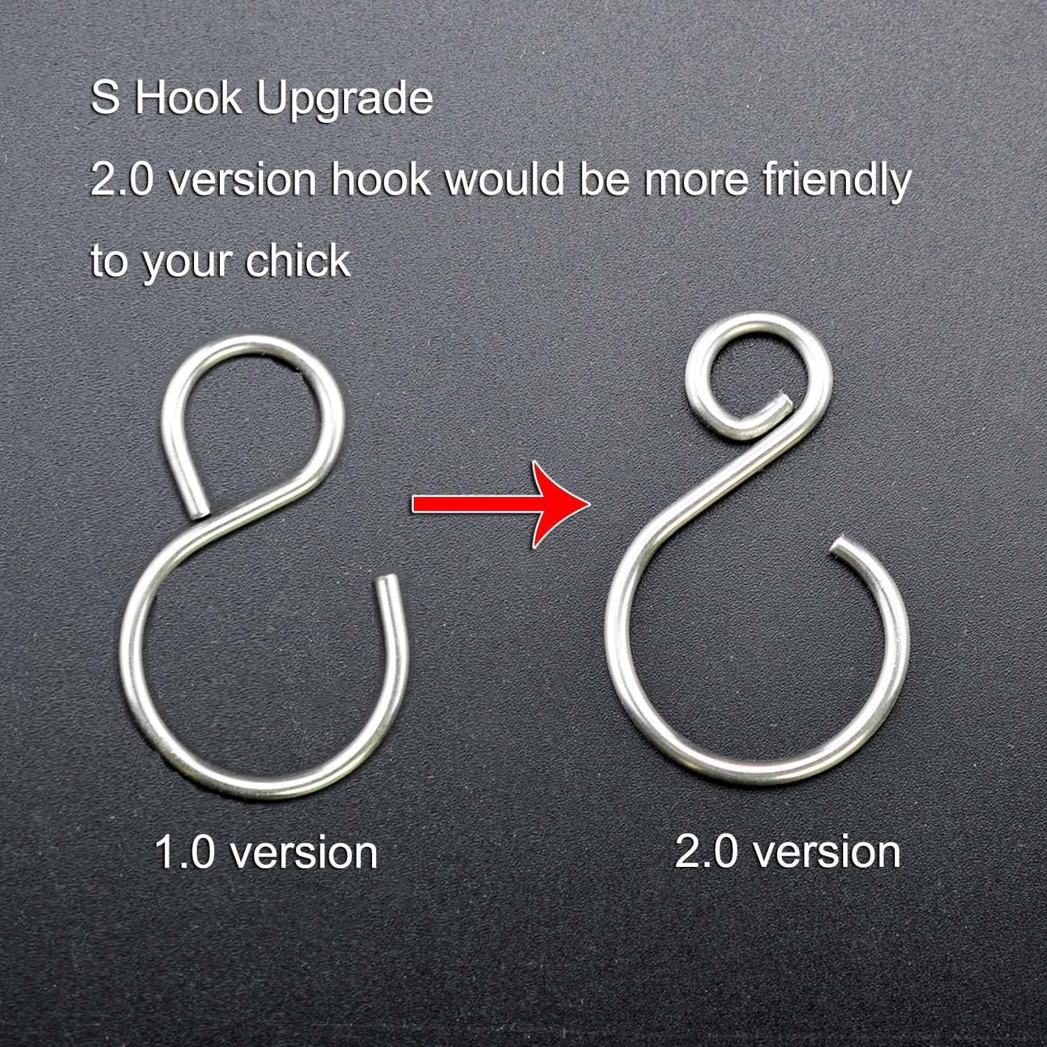 Chicken Vegetable Hanging Feeder Toy for Hens Pet Chicken Veggies Skewer Fruit Holder for Hens Large Bird