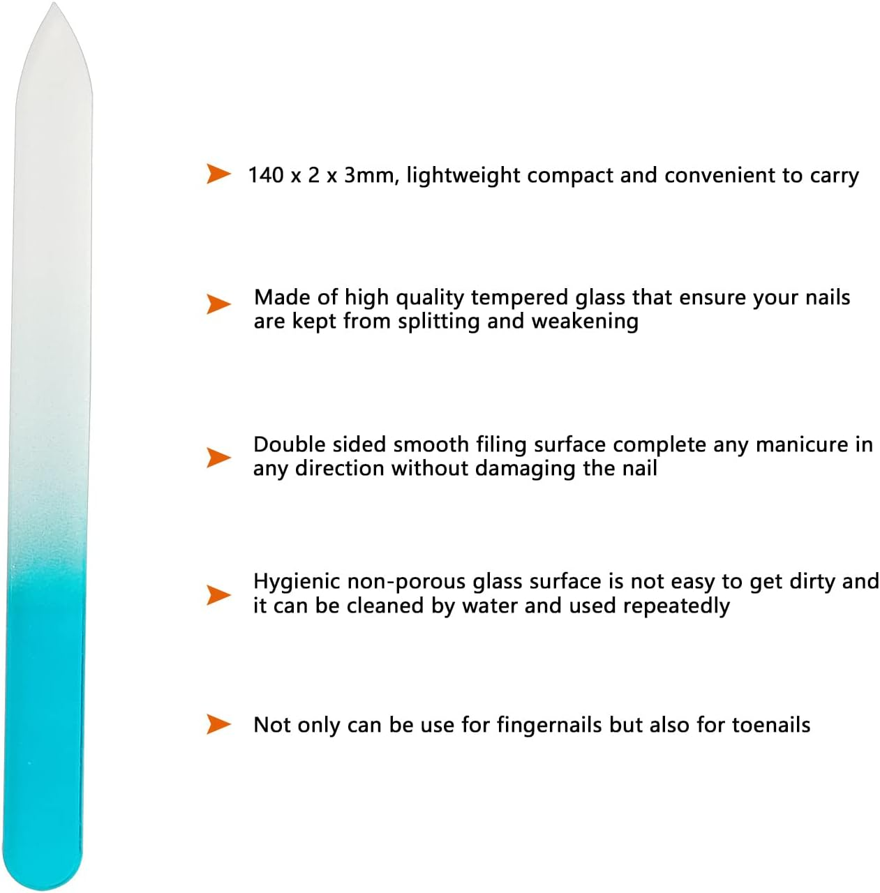Long Handled Toenail Scissors & Easy Reach Long Handle Clippers for Thick Toe Nail with Glass Nail File image number 4