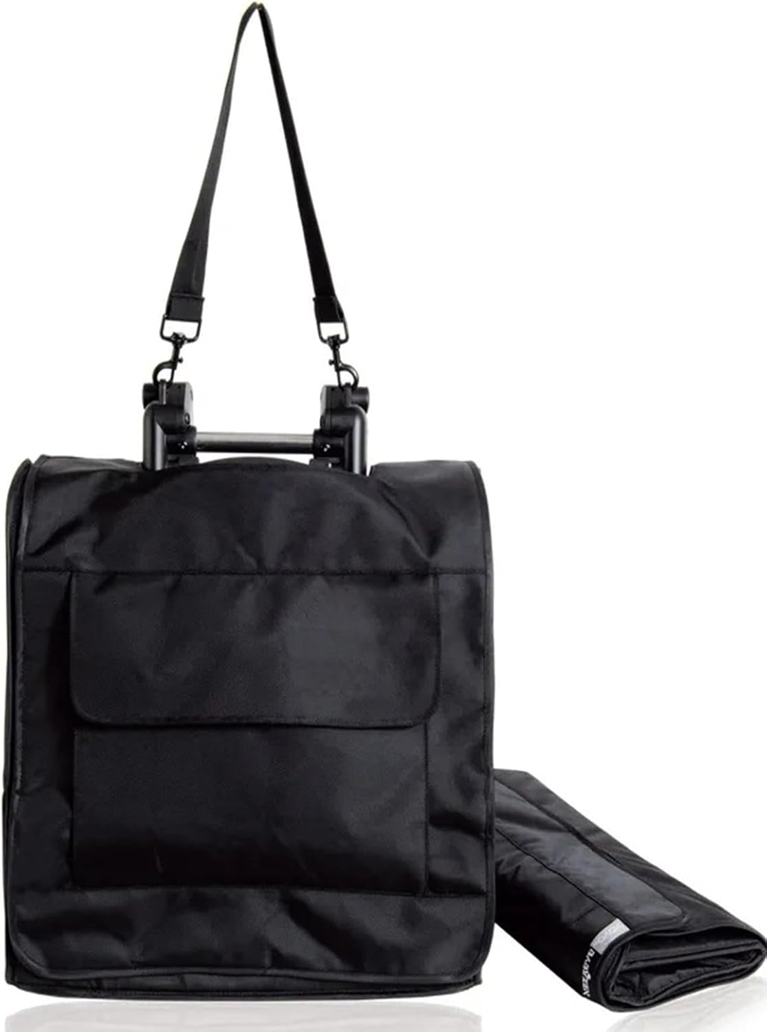 Stroller Storage Backpack, Carseat Ttravel Bag for Airplane,Portable Pram Bag Black, Stroller Accessories and Pram Travel Backpack image number 5