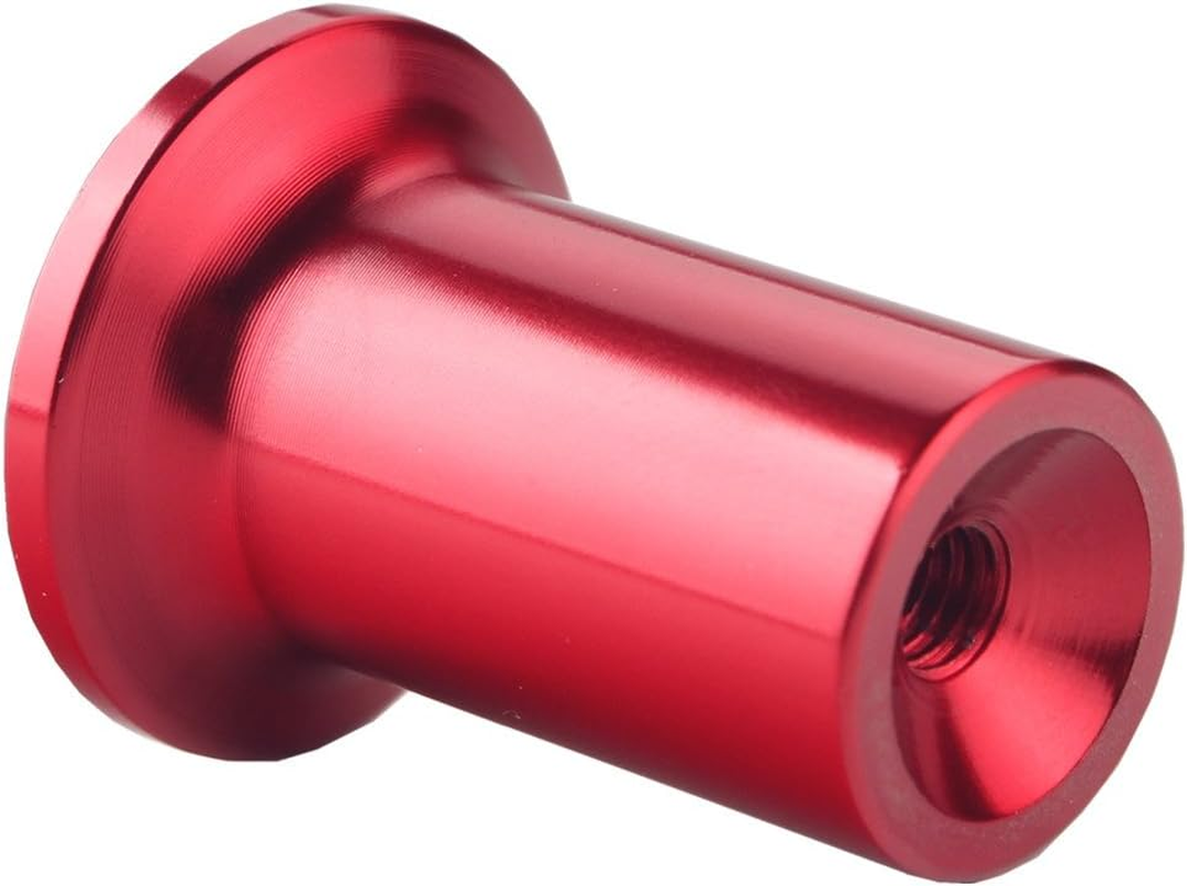 DEWHEL Drift Emergency Knob Hand E Brake Spin Turn Knob Lock Button Aluminum JDM Compatible with Subaru BRZ Toyota 86 GT86 Scion FRS (Red) - Red image number 3