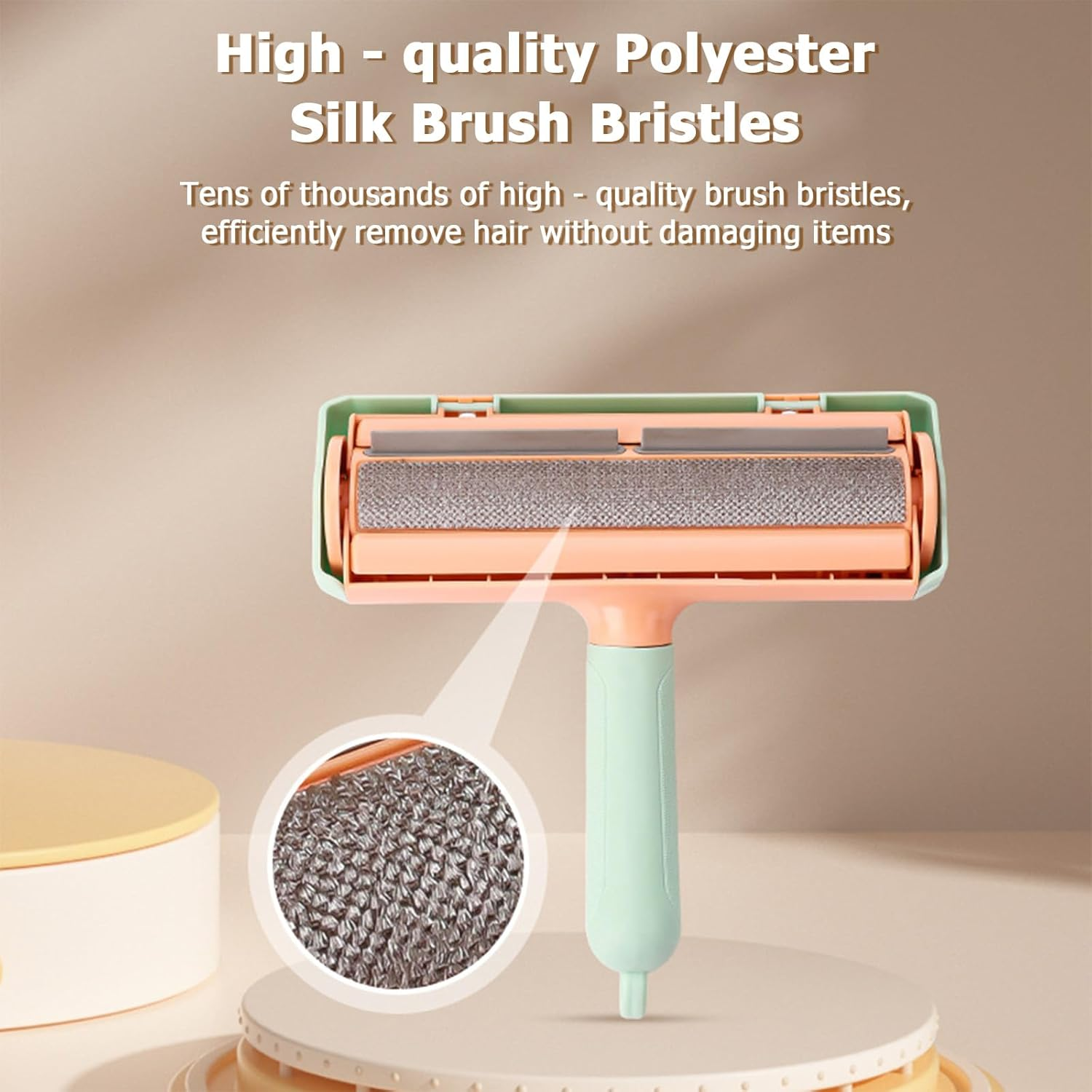 Pet Hair Remover Roller - Cat Hair Remover Brush Roller, Dog Fur Catcher, Reusable Self-Cleaning for Furniture, Laundry, Bedding, Carpet, Car Detailing, Clothes (Ear Model) image number 1