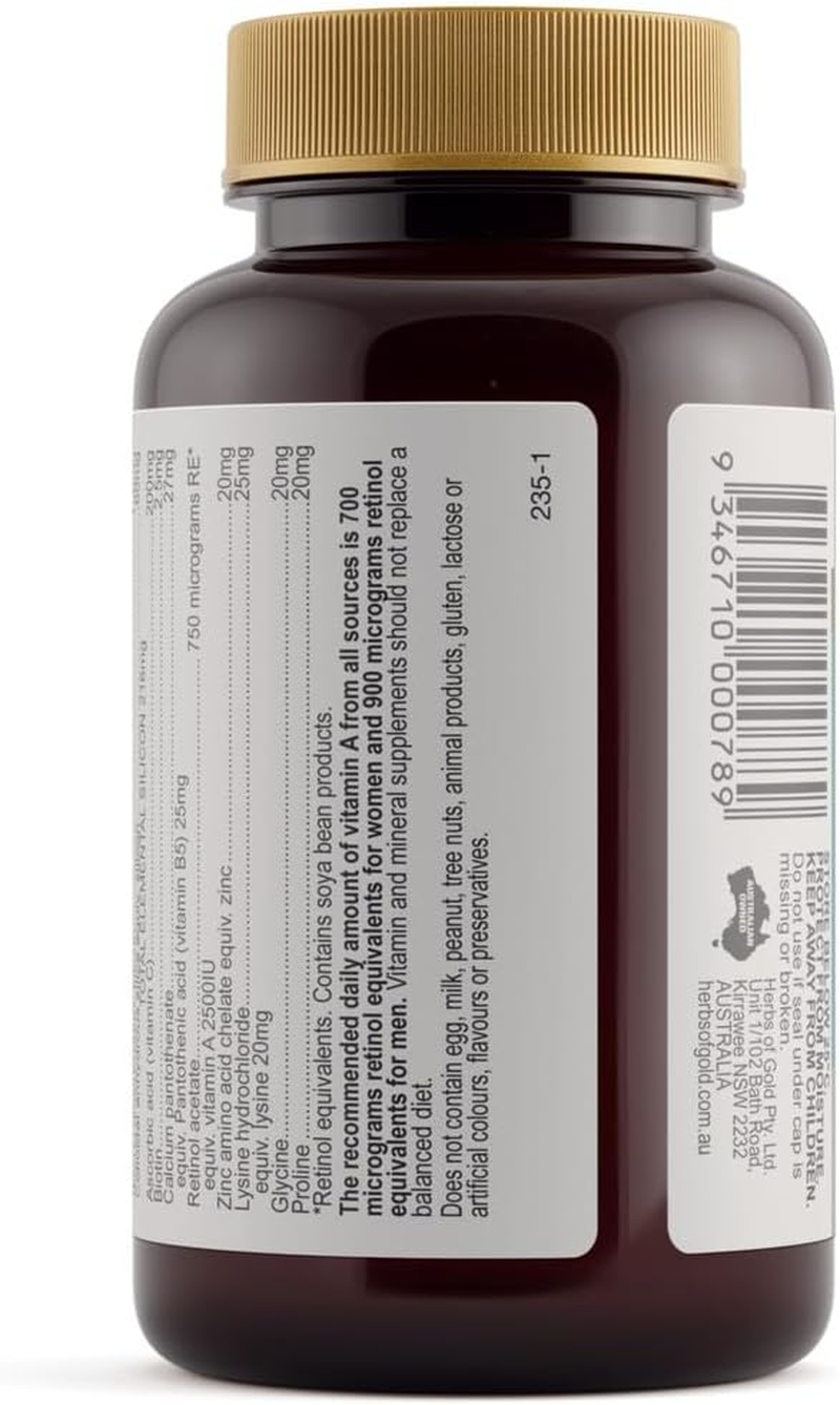 Herbs of Gold Silica Hair Skin & Nails 60 Tablets