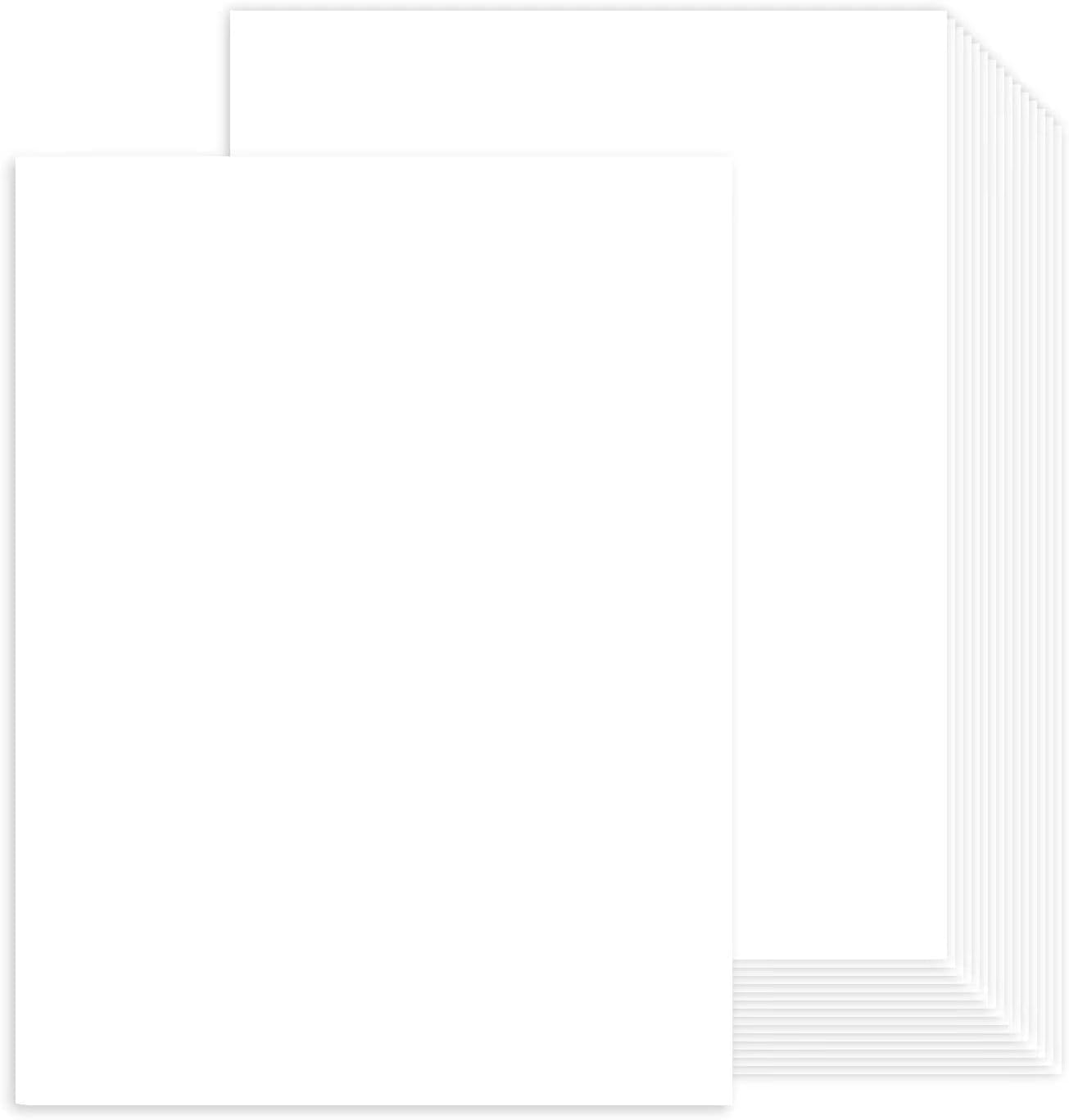 Igolife 50 Sheets White Cardstock A4 Card Stock 250GSM Heavyweight Paper Thick Paper for Scrapbooking, Crafts, Business Cards, Invitations image number 3