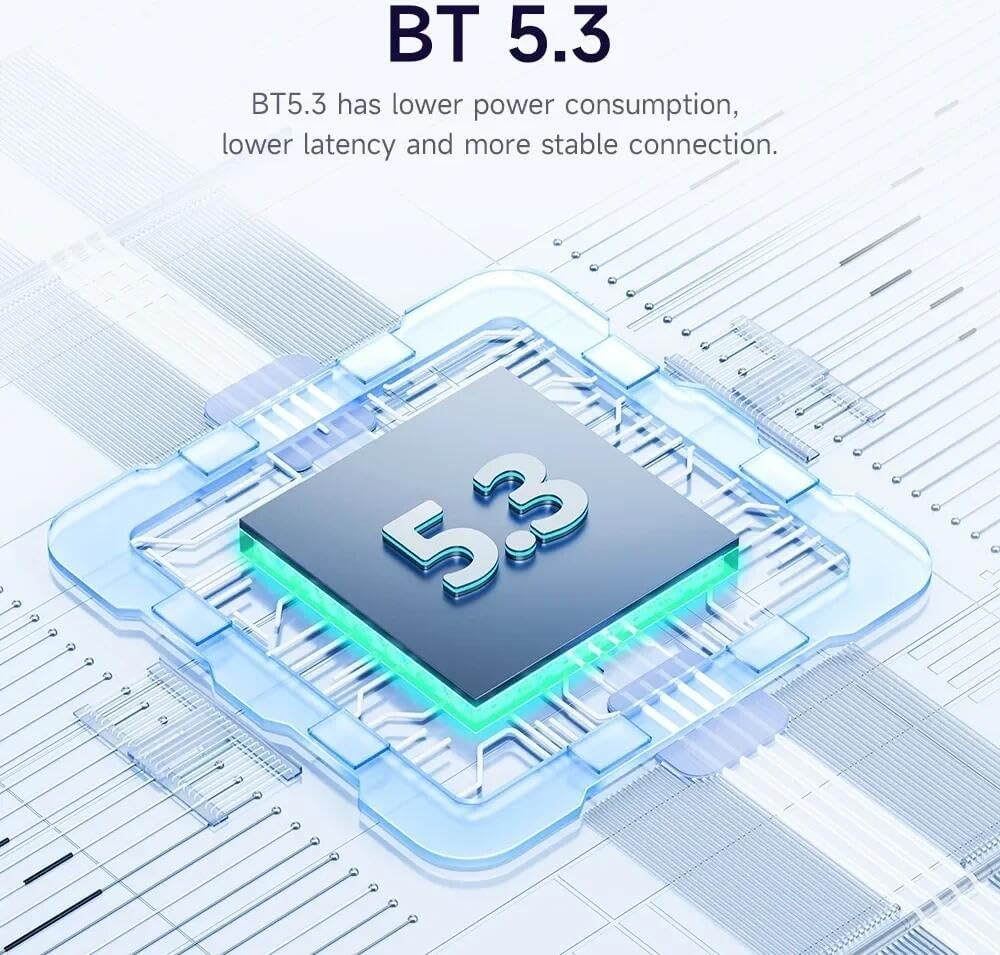 Hoco EQ2 Thought True Wireless Bluetooth Headset, Black image number 4