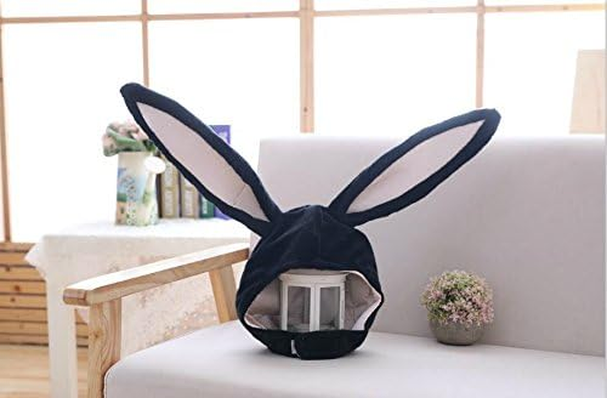 Plush Fun Bunny Ears Hood Women Costume Hats Christmas Gift Warm Soft and Cozy image number 3