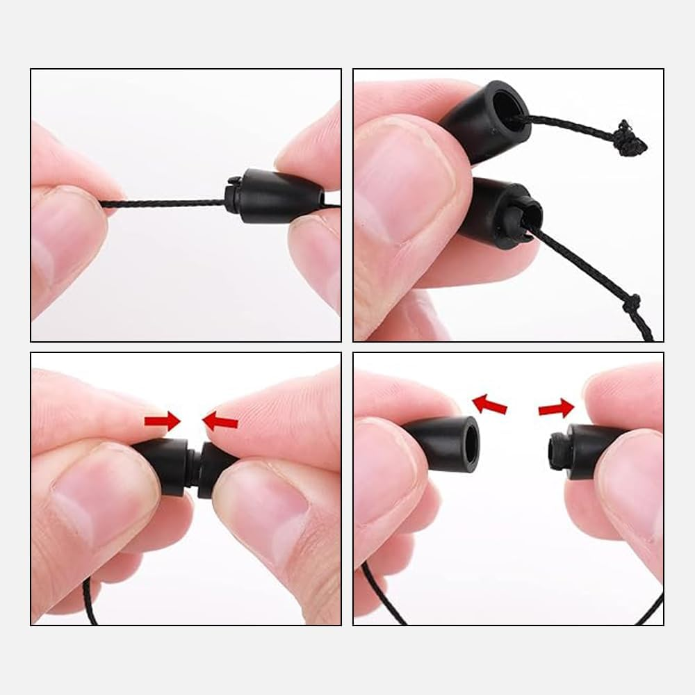 Plastic Breakaway Safety Buckle Clasp Bead Barrel Connectors, 100Pcs Clasp Bead Barrel Connectors Breakaway Safety Clasp Breakaway Clasps Safety Breakaway Clasps,Plastic Break Away Safety Clasp Buckle image number 5