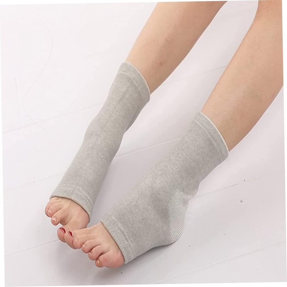 Neuropathy Socks Women Men Compression Socks Bamboo Compression Socks anti Fatigue Sleeping Foot Sleeves Pain Relief Ankle Support 2 Pairs image number 2