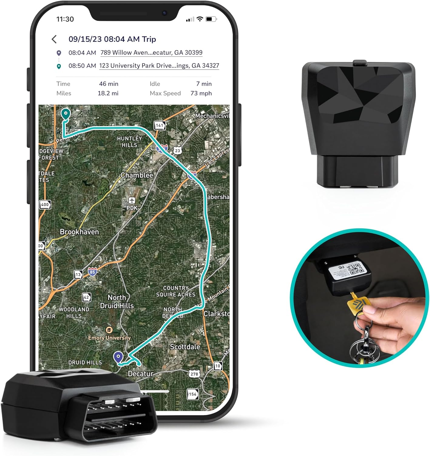 Kayo Business Fleet, GPS Tracker for Vehicles, 4G LTE & 5G, Real-Time GPS Tracking, 14-Day Free Trial, Simple Activation, Simple Plug-In Car GPS Tracker image number 5