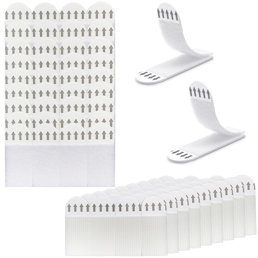 Picture Hanging Strips 36 Pairs, Adhesive Strips for Picture Poster Supplement Strips, Removable Double Sided Adhesive Damage-Free Picture Hanging Strip