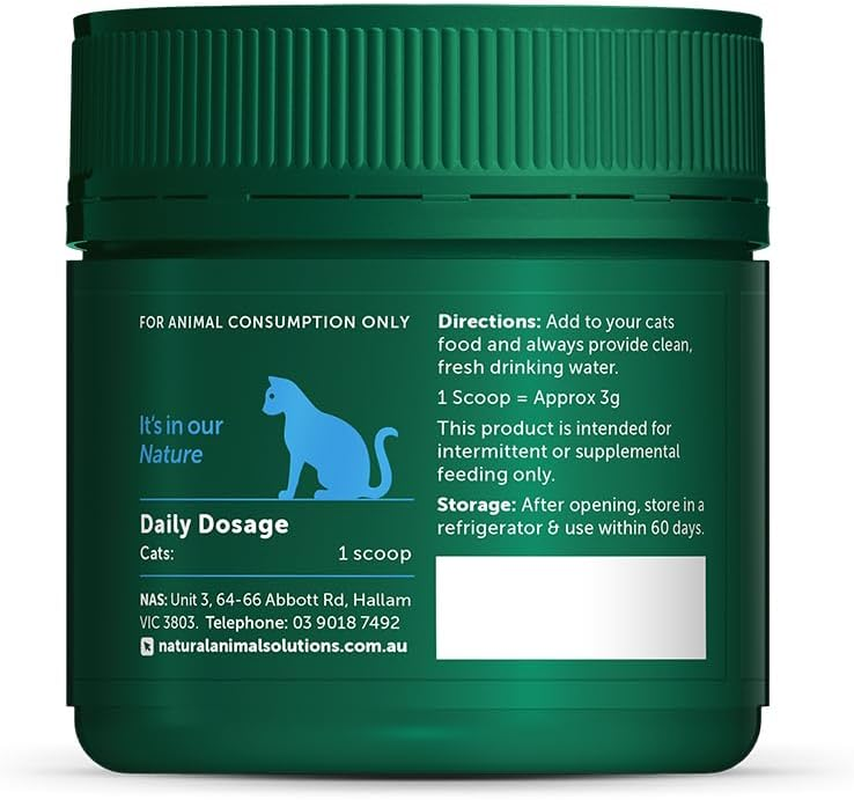 Natural Animal Solutions Gut Balance Probiotic for Cats 80G &ndash; Daily Digestive & Immune Support with Goat Milk & Postbiotics image number 5