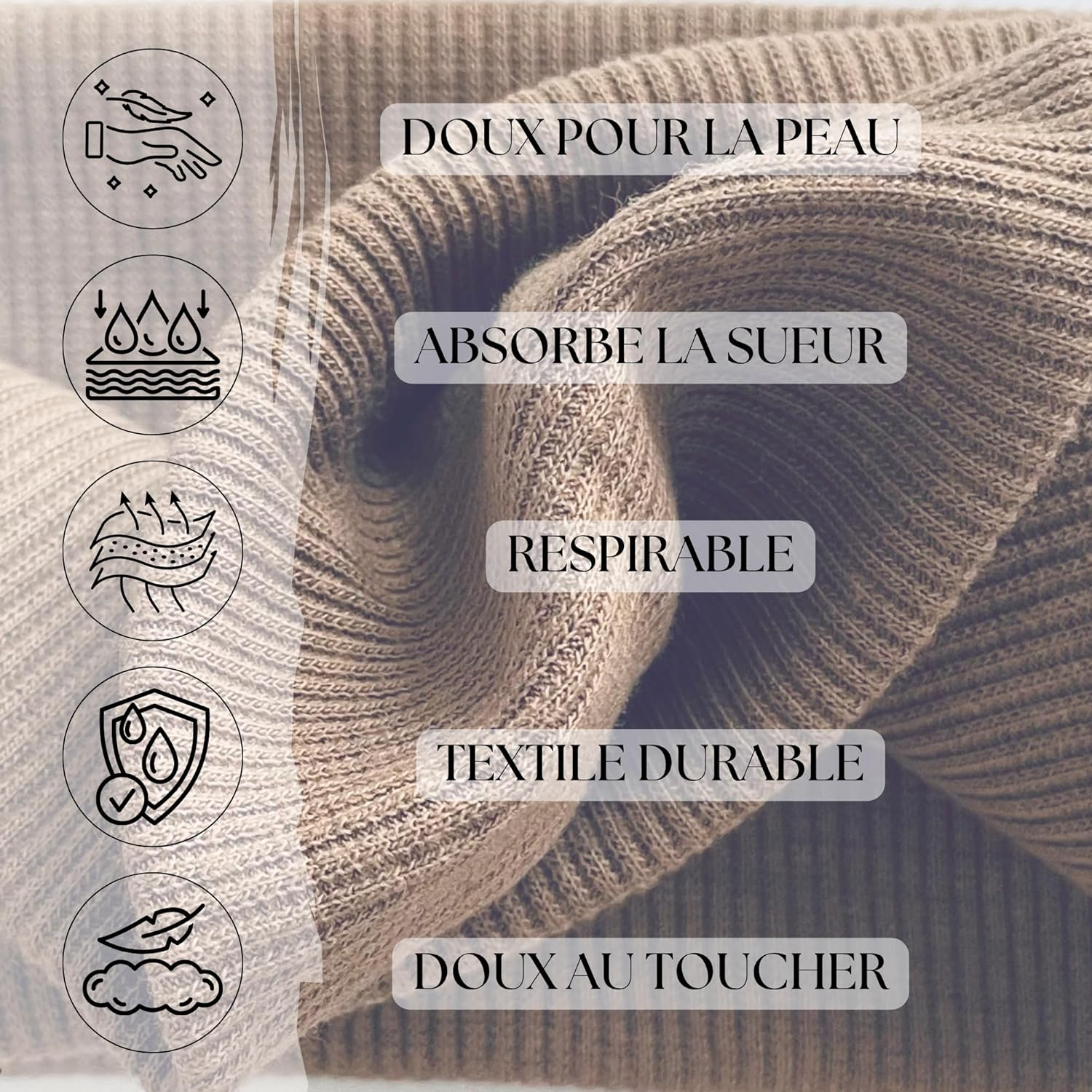 CROMPI Women'S Hair Band, Girl or Child, 8 Cm Cotton Fashion Headbands for Women, Non-Slip with Fitness Material, Hair Accessories for Makeup, Yoga, Sport, Resistant and Breathable, 3 Pieces image number 1