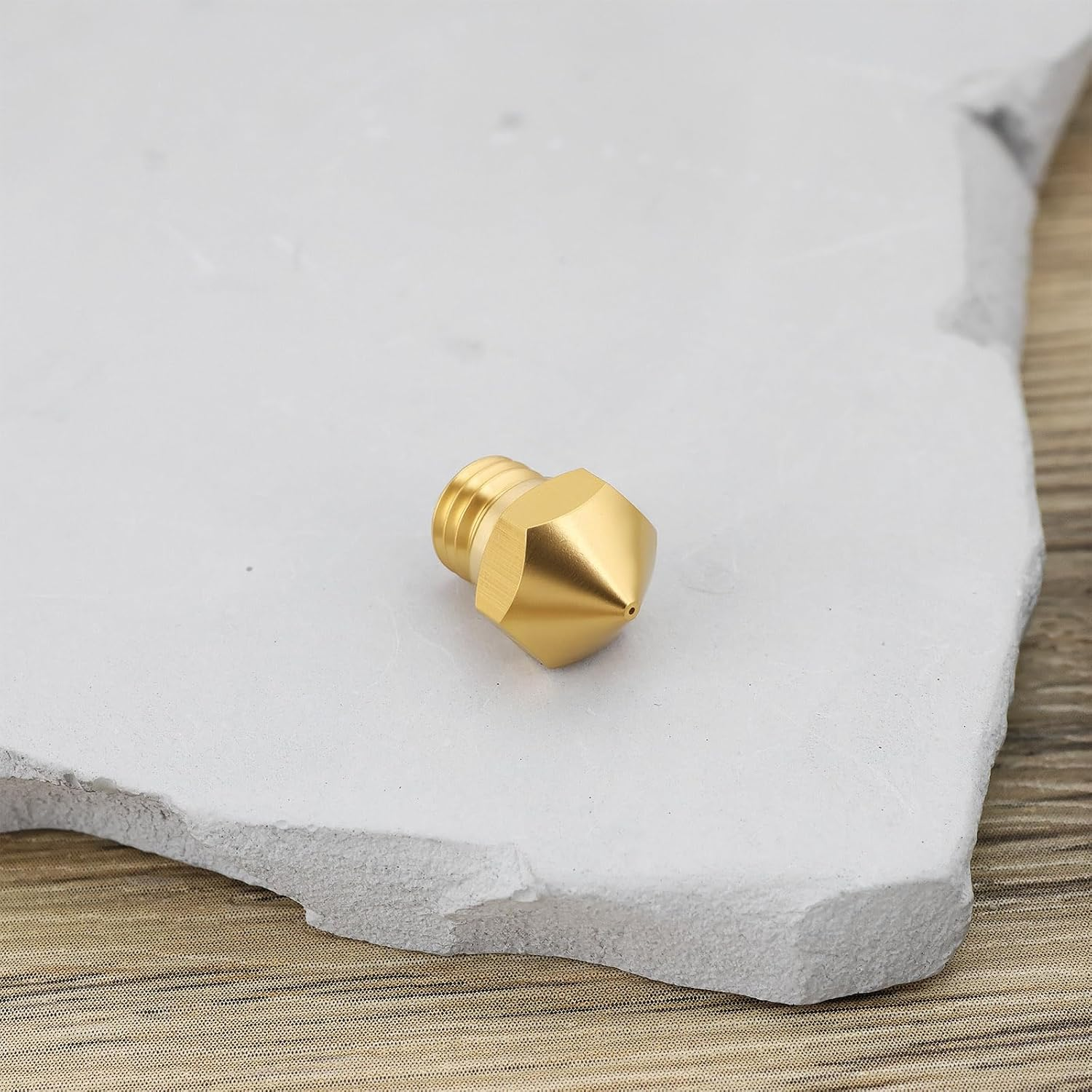 Emagtech 6Pcs 0.4Mm 3D Printer Brass Nozzle MK10 Nozzle M7/1.75Mm Compatible with Flashforge Finder Compatible with Creator Pro image number 6