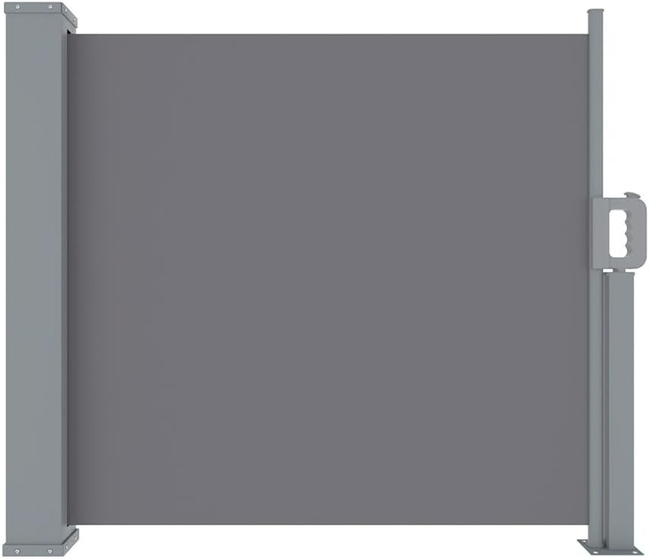 Instahut Side Awning Sun Shade Outdoor Blinds Retractable Screen Patio 1X3M Grey image number 4