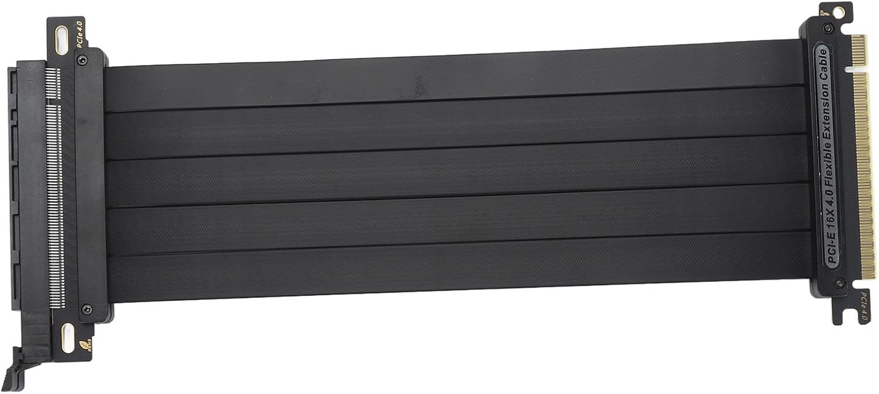 Pcie 4.0 X16 GPU Riser Cable,180 Degree EMI Shielded Pcie Extension Cable,16X Flexible Cable High Speed Extension Port Adapter for Graphics Card (300Mm) image number 2