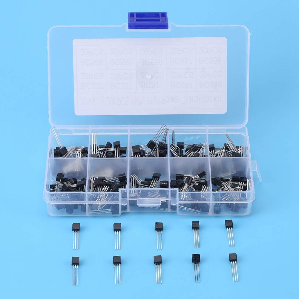 Silicon Transistor Kit Neatly Packed Convenient Storage Durable Assorted Transistor Convenient to Use for Industrial Equipment Business Work Electronic image number 3
