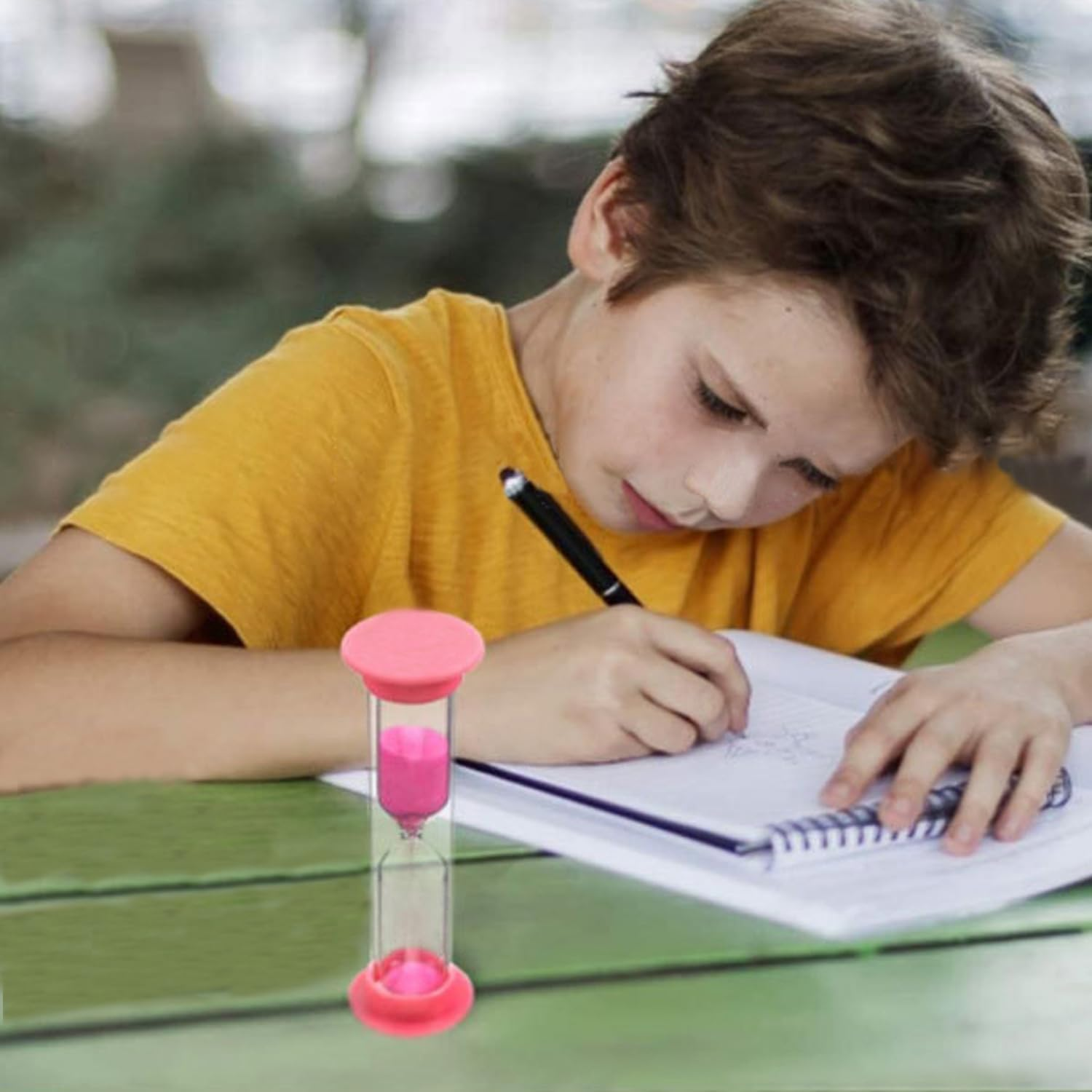 Hourglass Sand Timer 4Pcs, 2Mins Plastic Hourglass Timer, Colorful Hourglass Timer image number 5