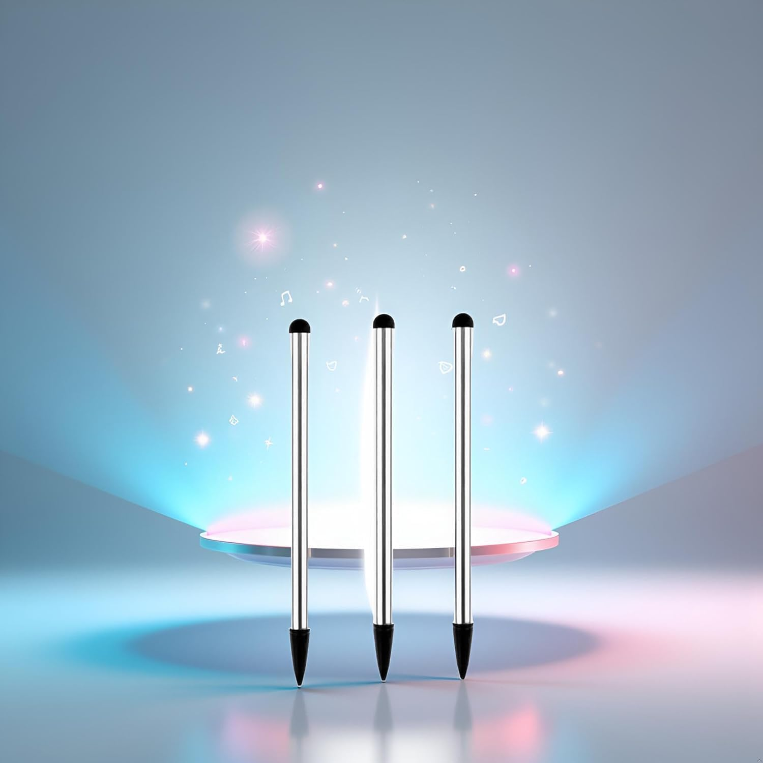 3Pcs Silver Stylus Pens,Universal Fine Point Pencil for Tablet and Other Touch Screens,High Precision Stylus for All Universal Touch Screen Devices Stylus Pens Accessories image number 5