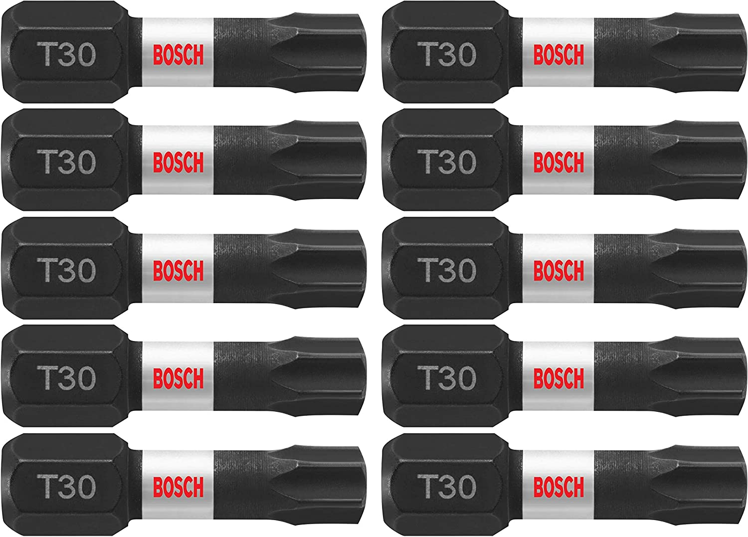 BOSCH ITT10202 2-Pack 2 In. Torx #10 Impact Tough Screwdriving Power Bits image number 5
