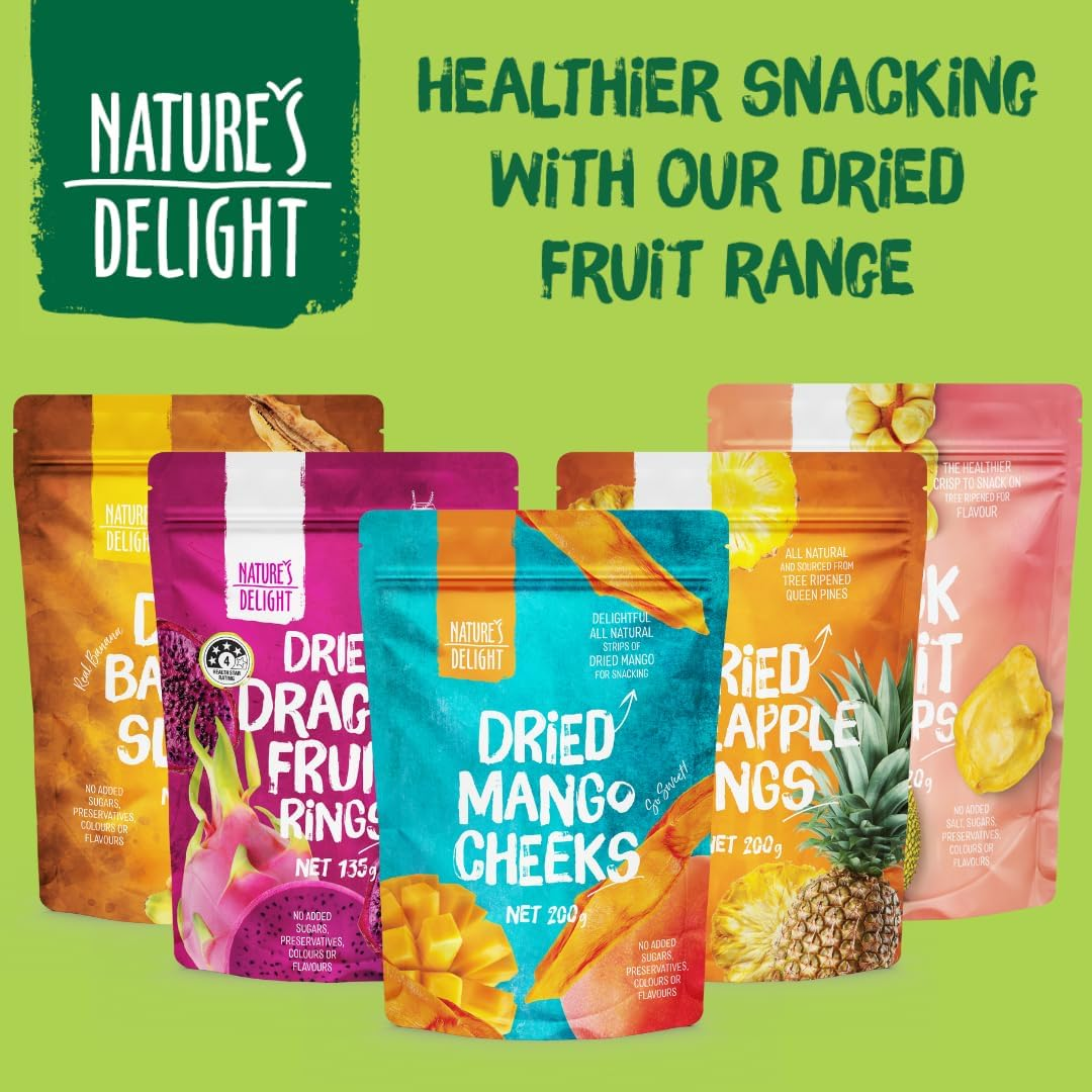 Nature'S Delight Red Dried Dragon Fruit Rings 135G image number 1