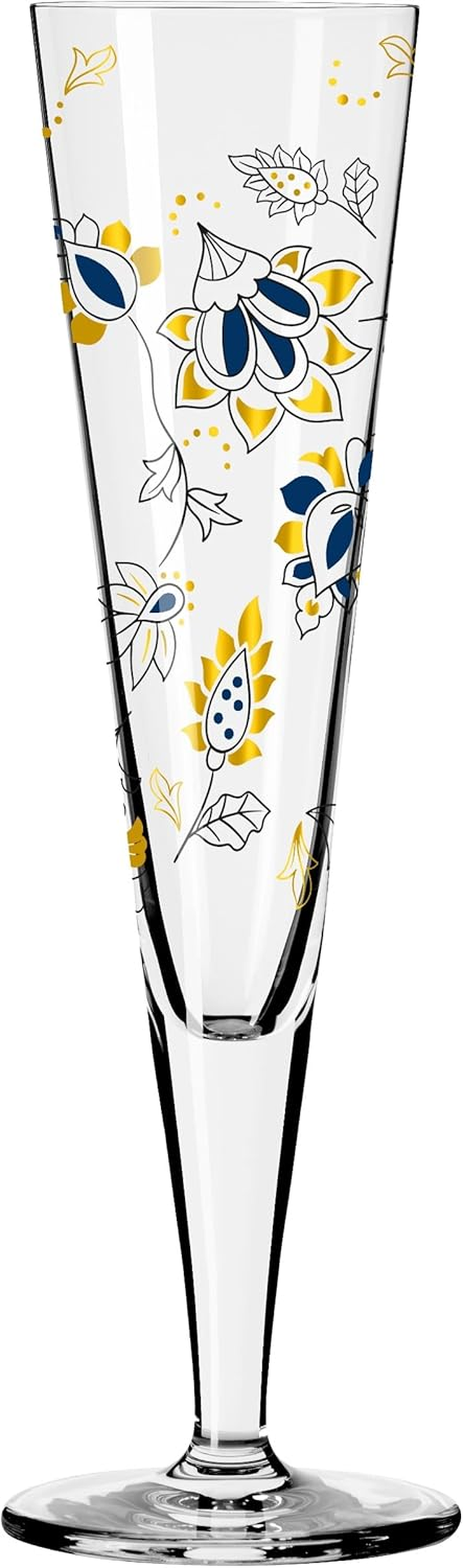 RITZENHOFF Goldnacht No. 44 1071044 Champagne Glass 200 Ml Designer Item with Real Gold Made in Germany image number 4