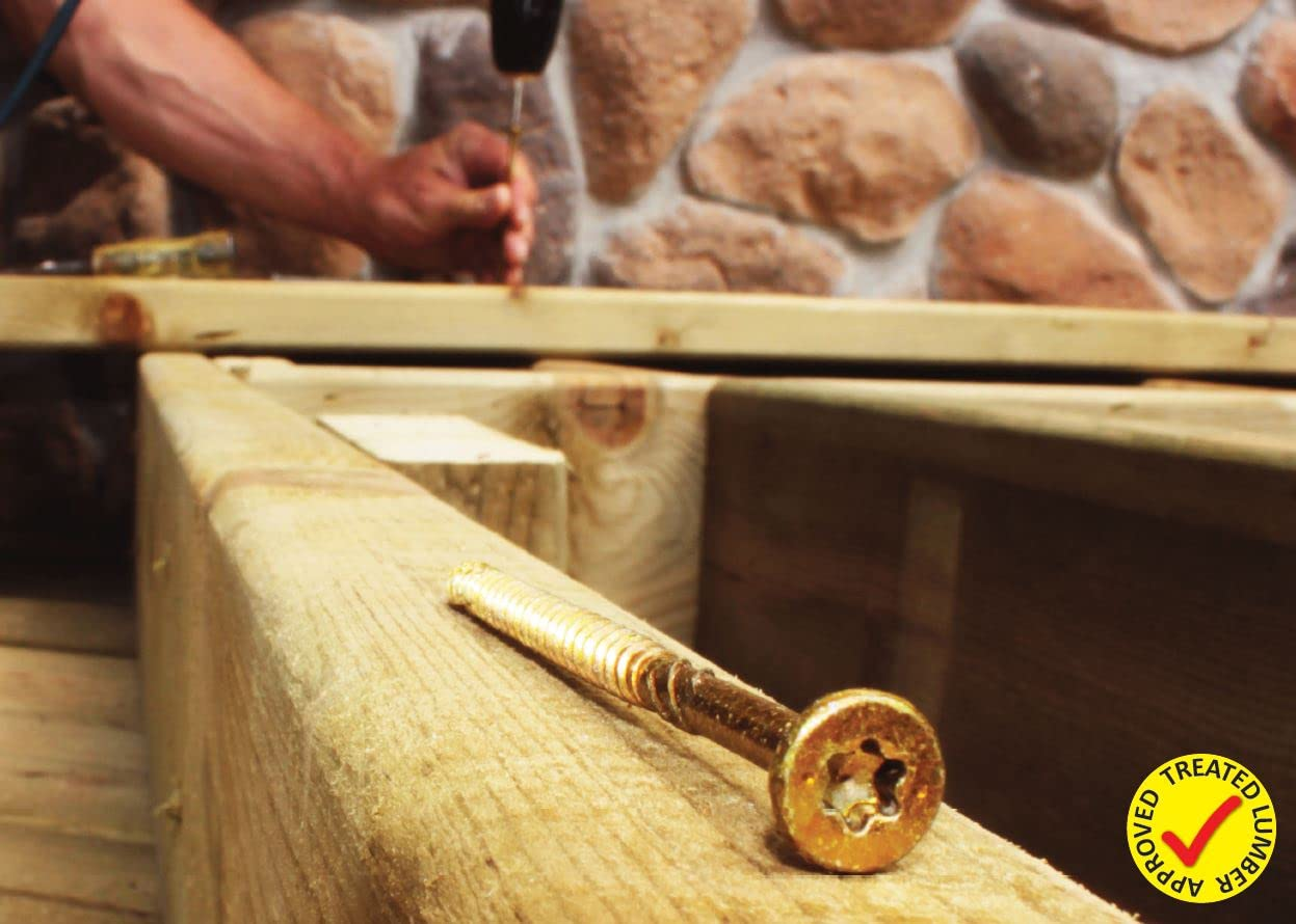 GRK Fasteners 103105 R4#9 X 3-1/8" Screws 80CT image number 3