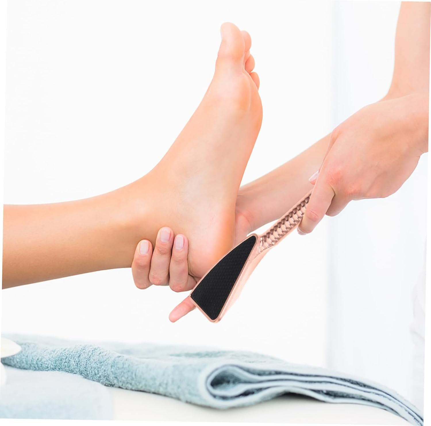 FRCOLOR Veins Grain Foot File Callus Remover Pedicure Tools for Feet Exfoliator Sander Comfortable Usage