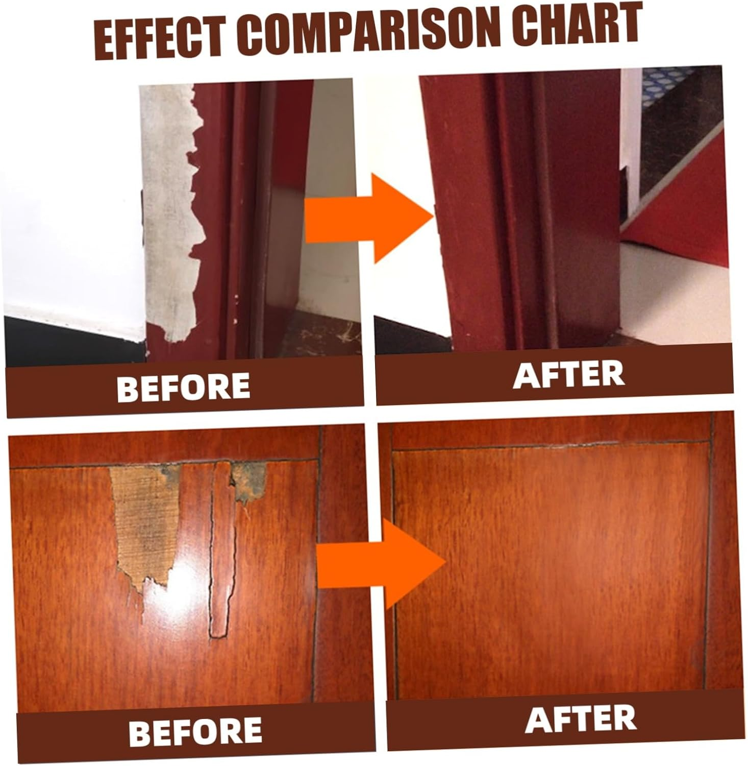 12Pcs Wood Filler Marker Repair Pen for Floor Scratch Repair Furniture Markers Touch up Pens for Home Furniture Restoration image number 6