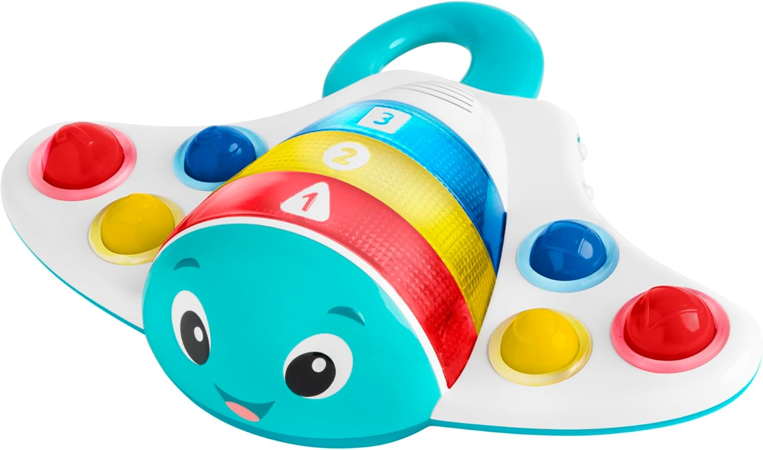 Baby Einstein Ocean Explorers Pop & Explore Stingray Popper Toy, Ages 6 Months and Up image number 5