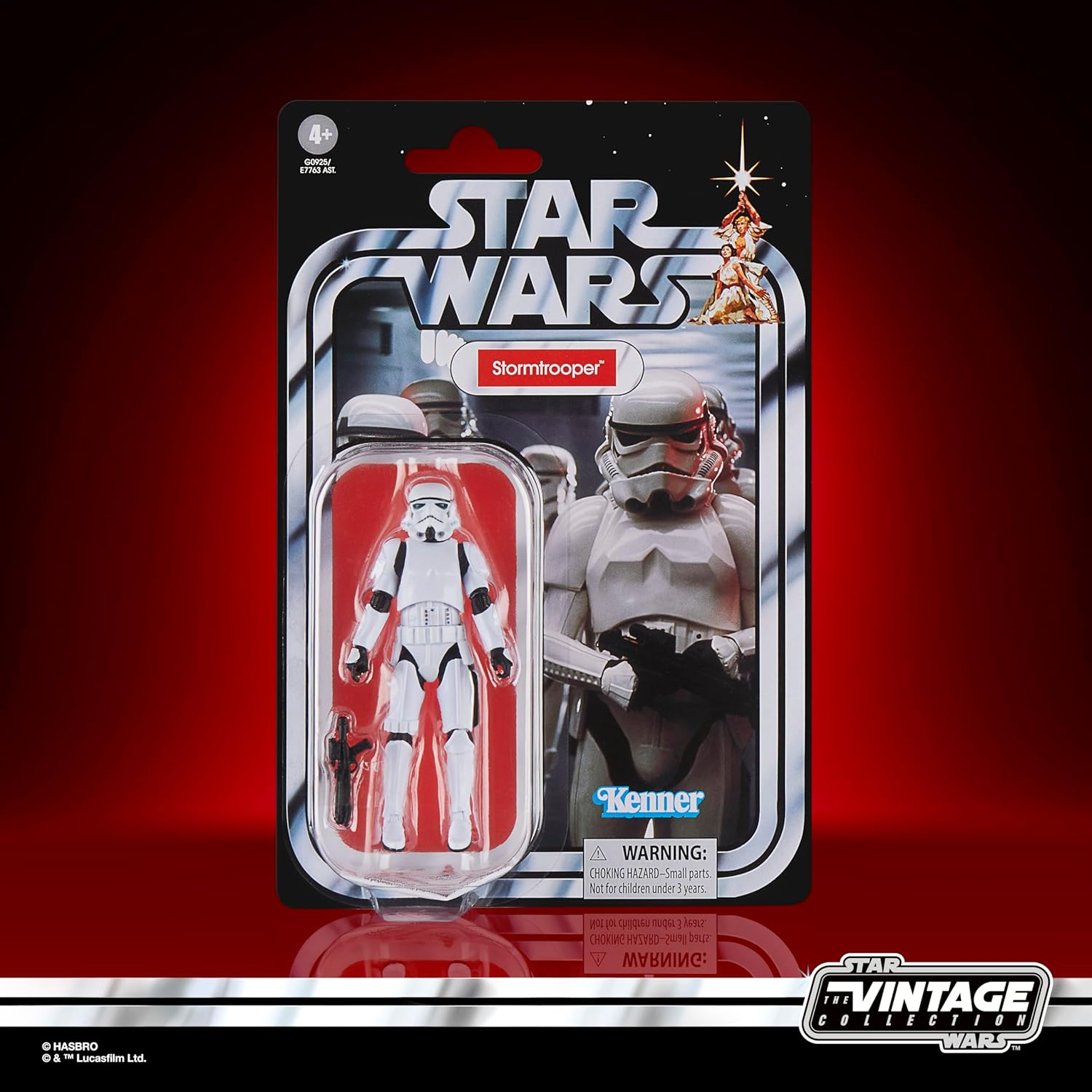 Star Wars the Vintage Collection Stormtrooper, Star Wars: a New Hope Premium 3.75 Inch Collectible Action Figure image number 2