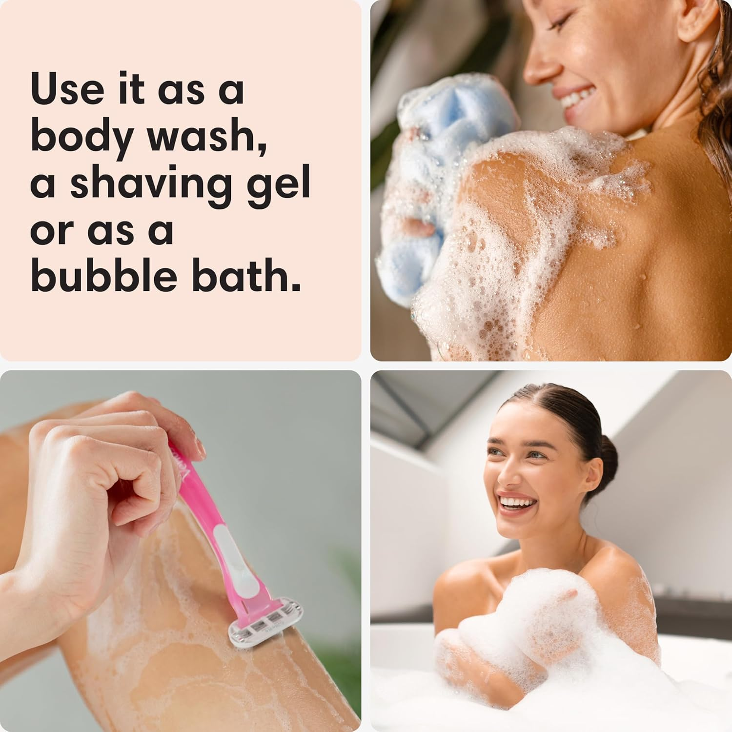 Shikai Daily Moisturizing Shower Gel (Sandalwood, 12Oz, Pack of 3) | Gentle Formula | Aloe Vera & Oatmeal for Soft, Healthy Skin | Dry Skin Relief image number 3