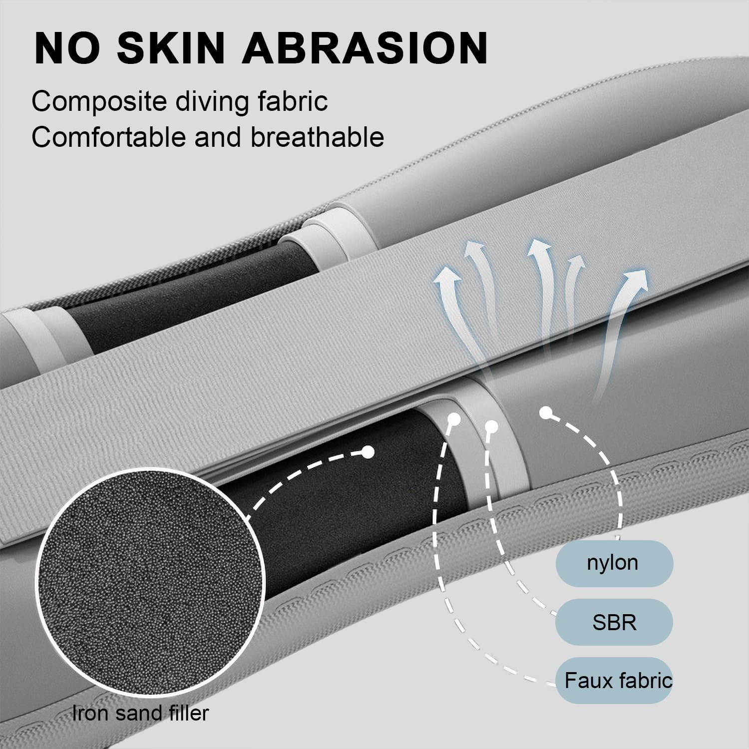 Wrist Ankle Arm Leg Weights Set of 2 (1KG/PCS) Adjustable Wearable Ankle Weight Wrist Weights Gym Sandbag Training Fitness Equipment for Walking, Yoga, Dance, Barre, Pilates, Cardio, Aerobics, Jogging image number 5