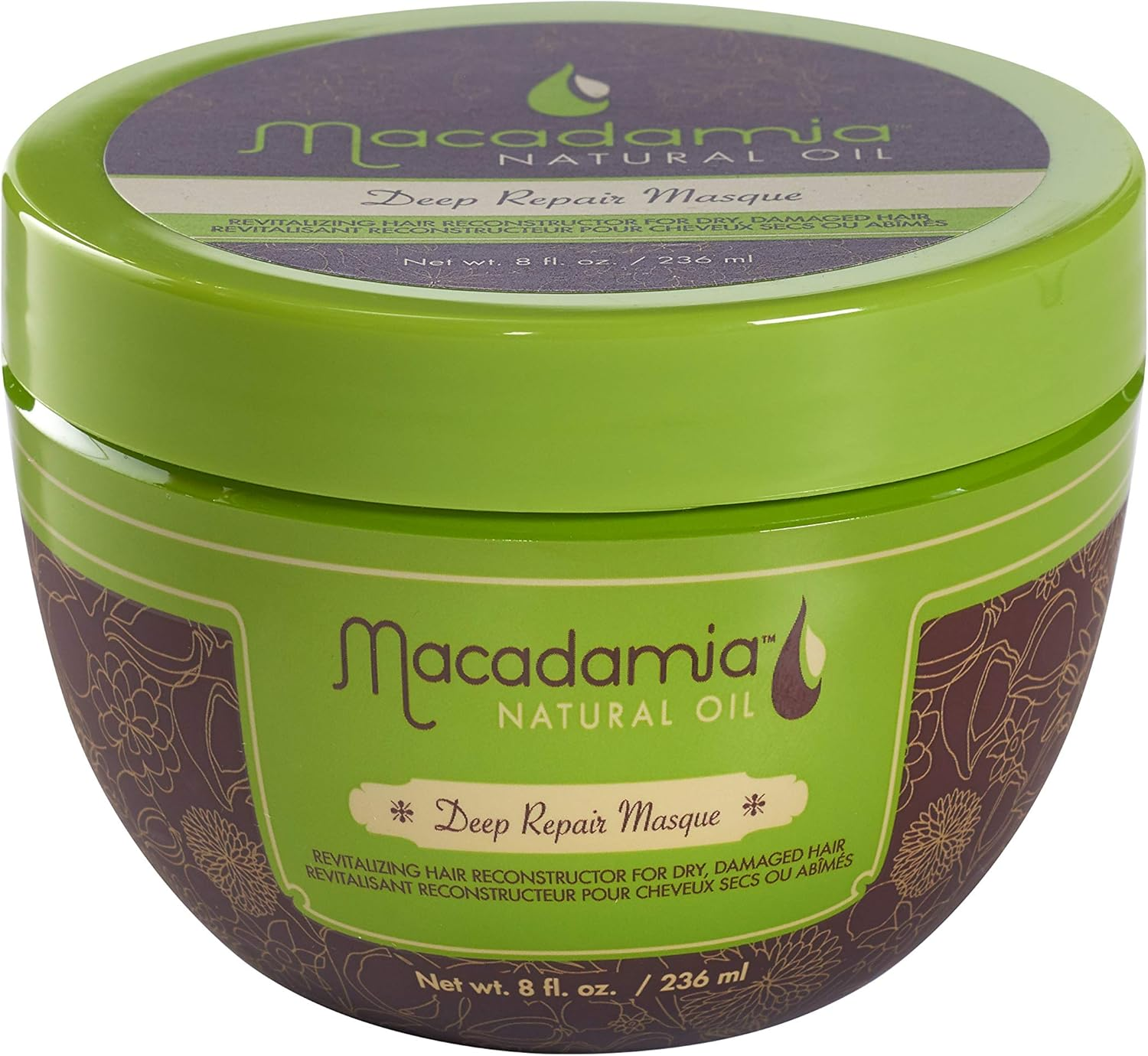 Macadamia Oil Deep Repair Mask, 8.0 Ounce image number 2