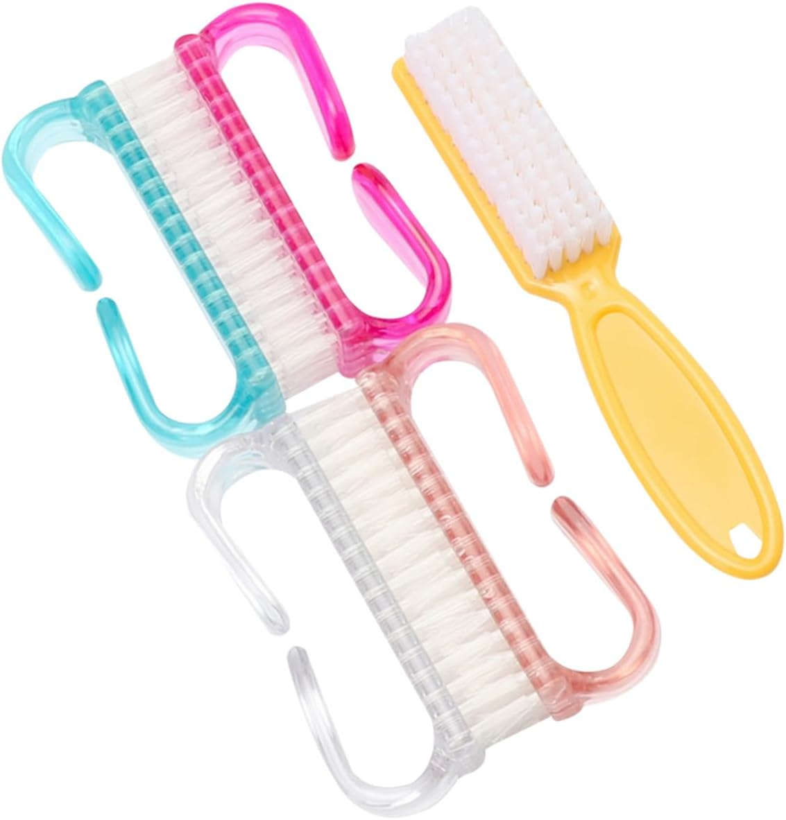 FRCOLOR Sturdy Nail Brush for Nail Art and Manicure Cleaning Dust and Filing Residue Comfortable Handle Design image number 1