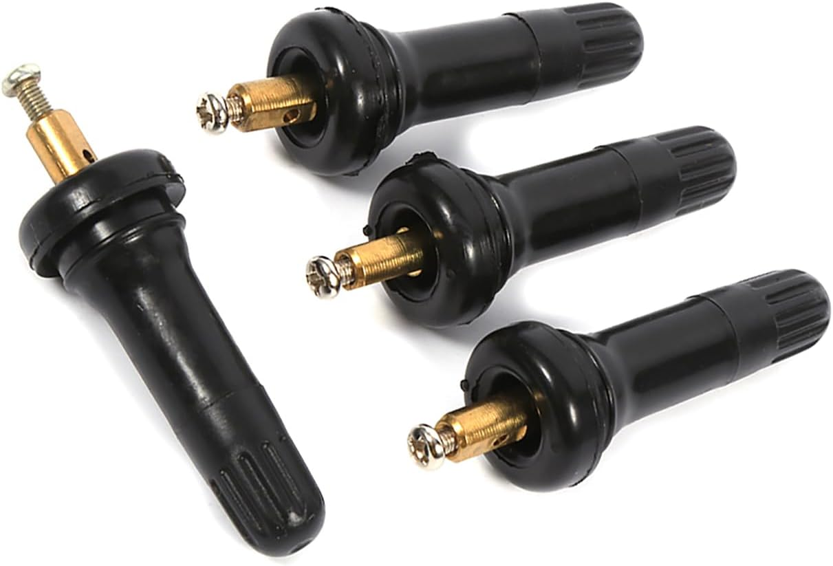 Akozon Tire Pressure Monitoring TPMS Anti-Explosion 4 Pieces Tire Valve Stems image number 3