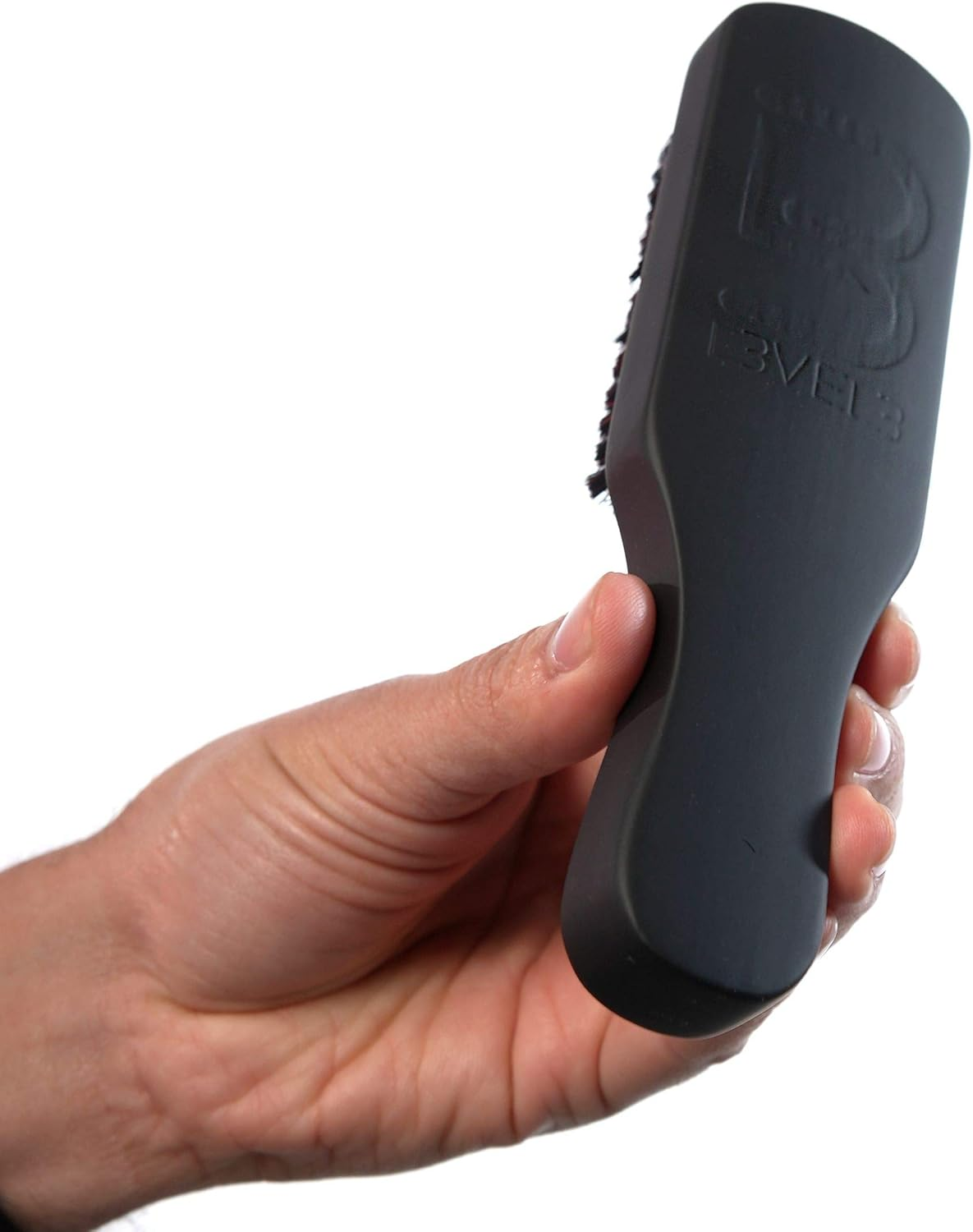 Level 3 Club Brush - Perfect for Hair Cutting and Fading - Gentle yet Effective Bristle - for Barbers - Level Three Hair Brush image number 2