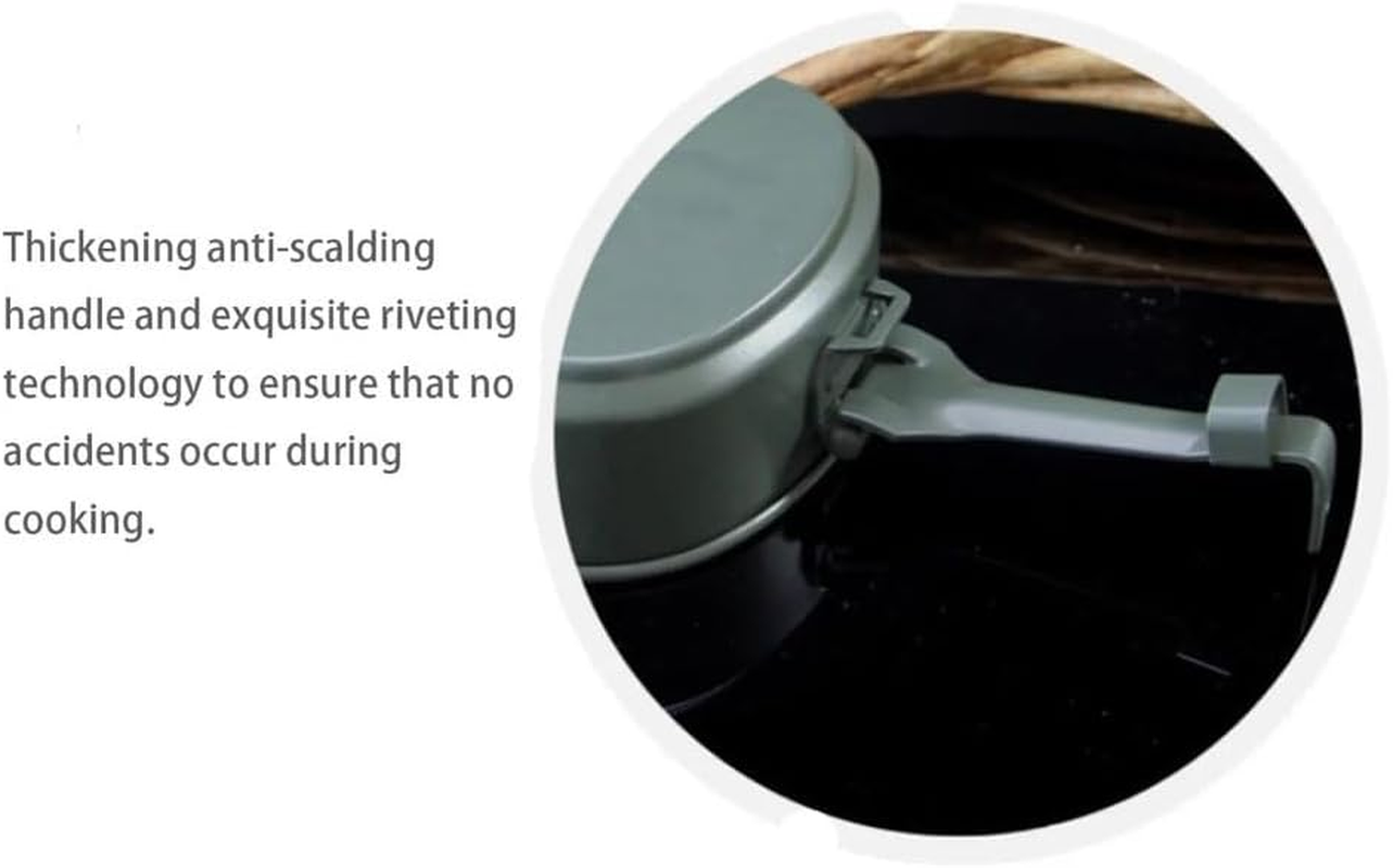 Outdoor Portable Cookware Set for Camping & Hiking - Army Mess Kit, Military-Grade Cooking Gear image number 4