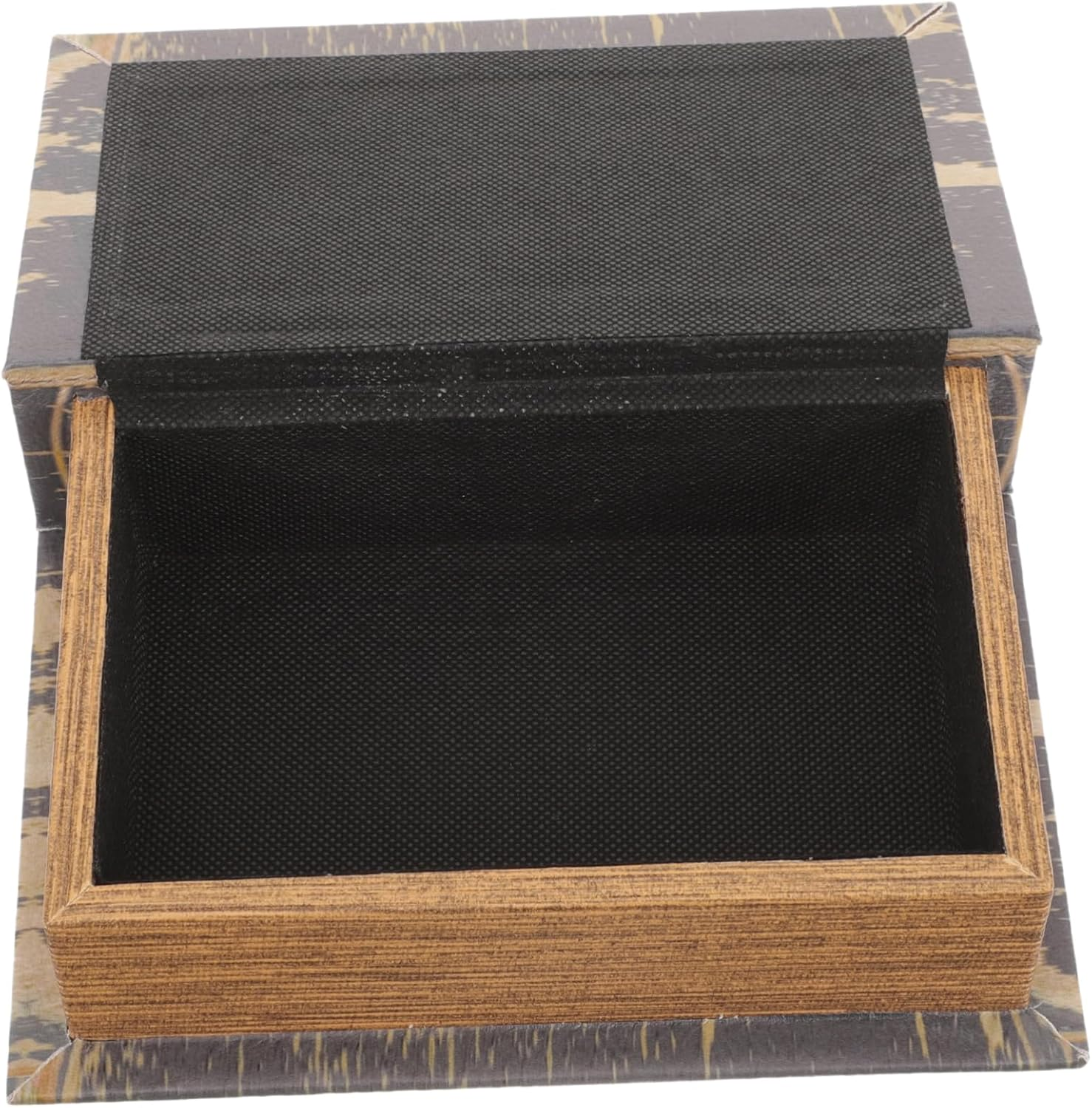 WOONEKY Vintage Decorative Faux Book Storage Box Antique Book Shaped Keepsake Container for Home and Office Decor for Organizing Clutter and Adding Charm to Any Room image number 4