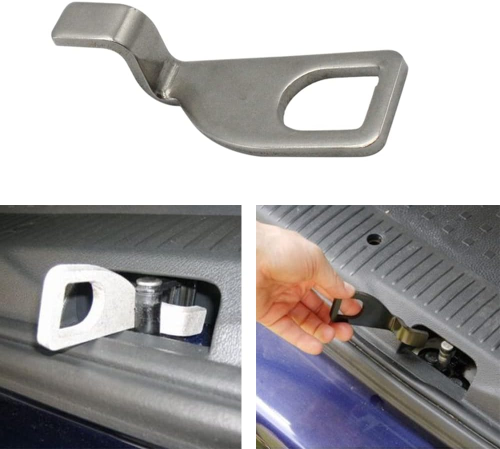 Staright Tailgate Holder Bracket Standoff Fresh Air Vent Lock Extension Hook Replacement for T5 Bus California Camping Multivan image number 4