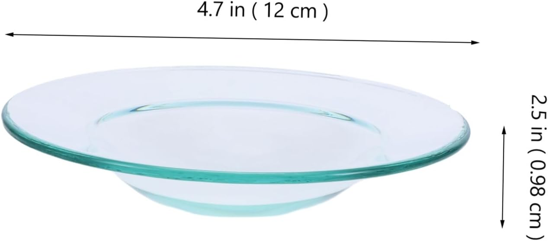 Wax Melting Warmer Liners and Aromatherapy Lamp Oil Warmer Dishes 120Mm Glass Plates Reusable for Home Fragrance 2Pcs Set image number 6