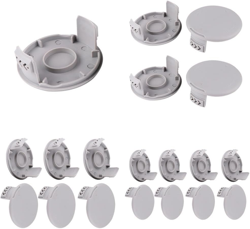 Trimmer Spool Caps, 2Pcs Replacement Spool Cover Caps, Compatible with Ryobi One+ AC14RL3A and Ryobi AC14HCA One+ Cordless Trimmer image number 1