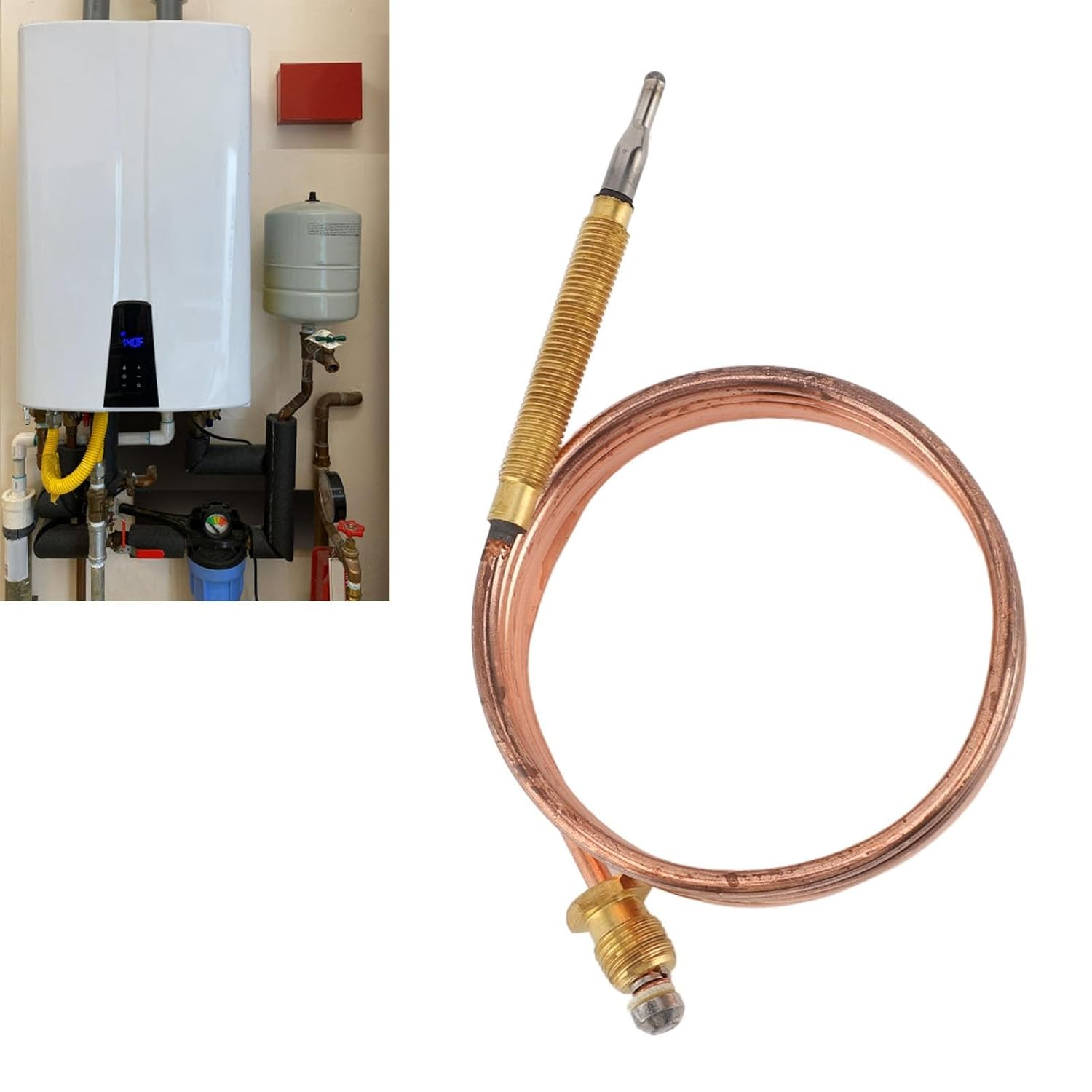 Thermocouple Heaters for Temperature Boilers Probe for Test Probe for Patio Heater Replacement Parts (1200Mm) image number 4