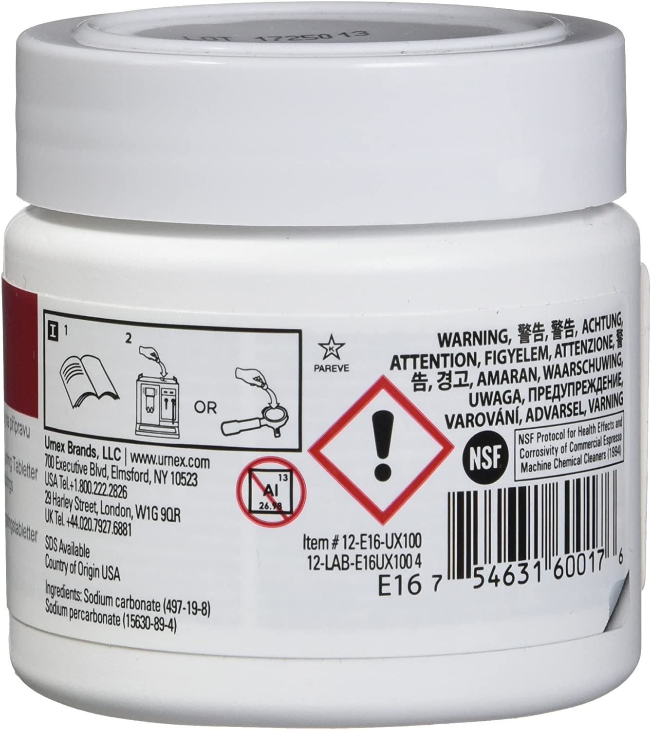 Urnex Cafiza Espresso Machine Cleaning Tablets - 100 Count - Professional Espresso Machine Cleaner Barista Use image number 2