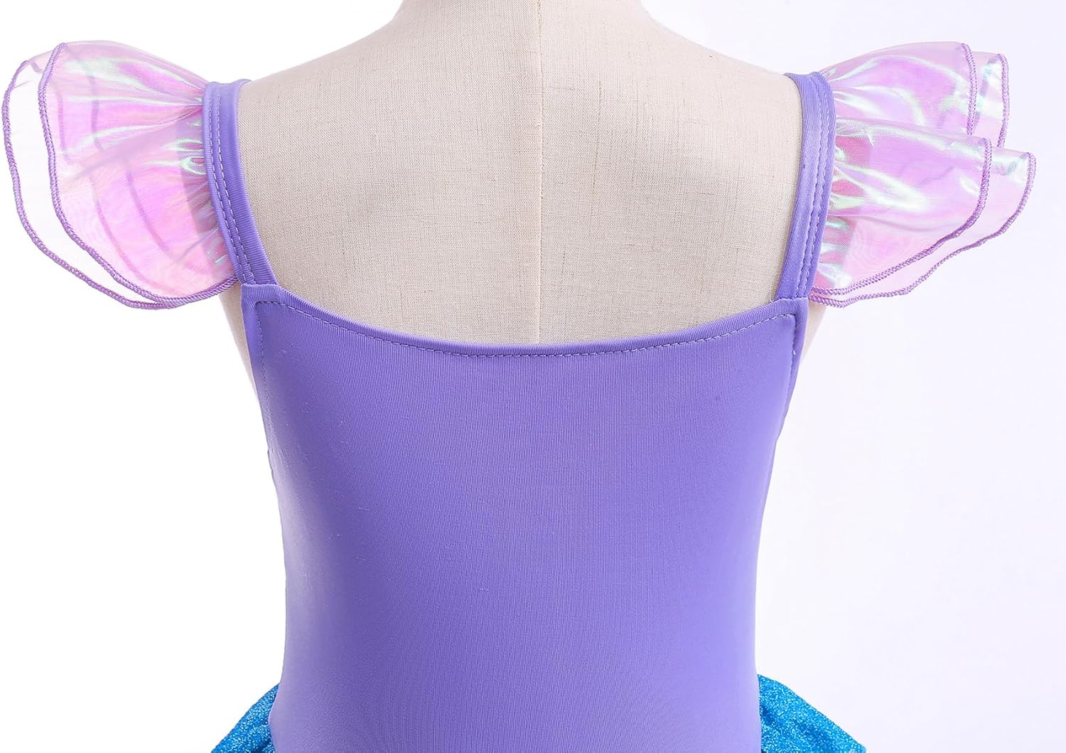 Little Girl Luxury Mermaid Costume Princess Dress for Girls with Accessories image number 5