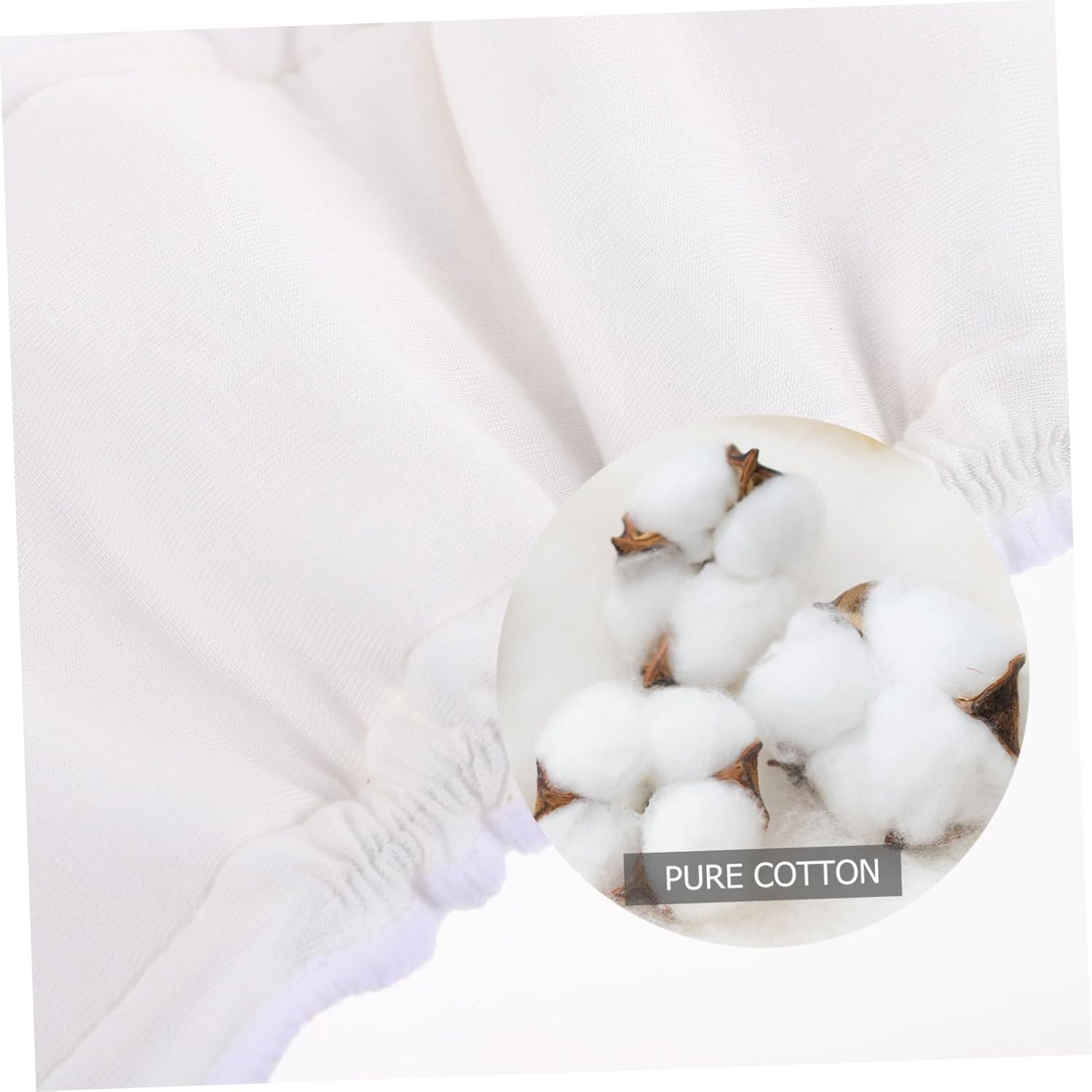 6Pcs Bamboo Cotton Diapers Cloth Reusable Washable Inserts Liners Diaper Pads for Newborn image number 1