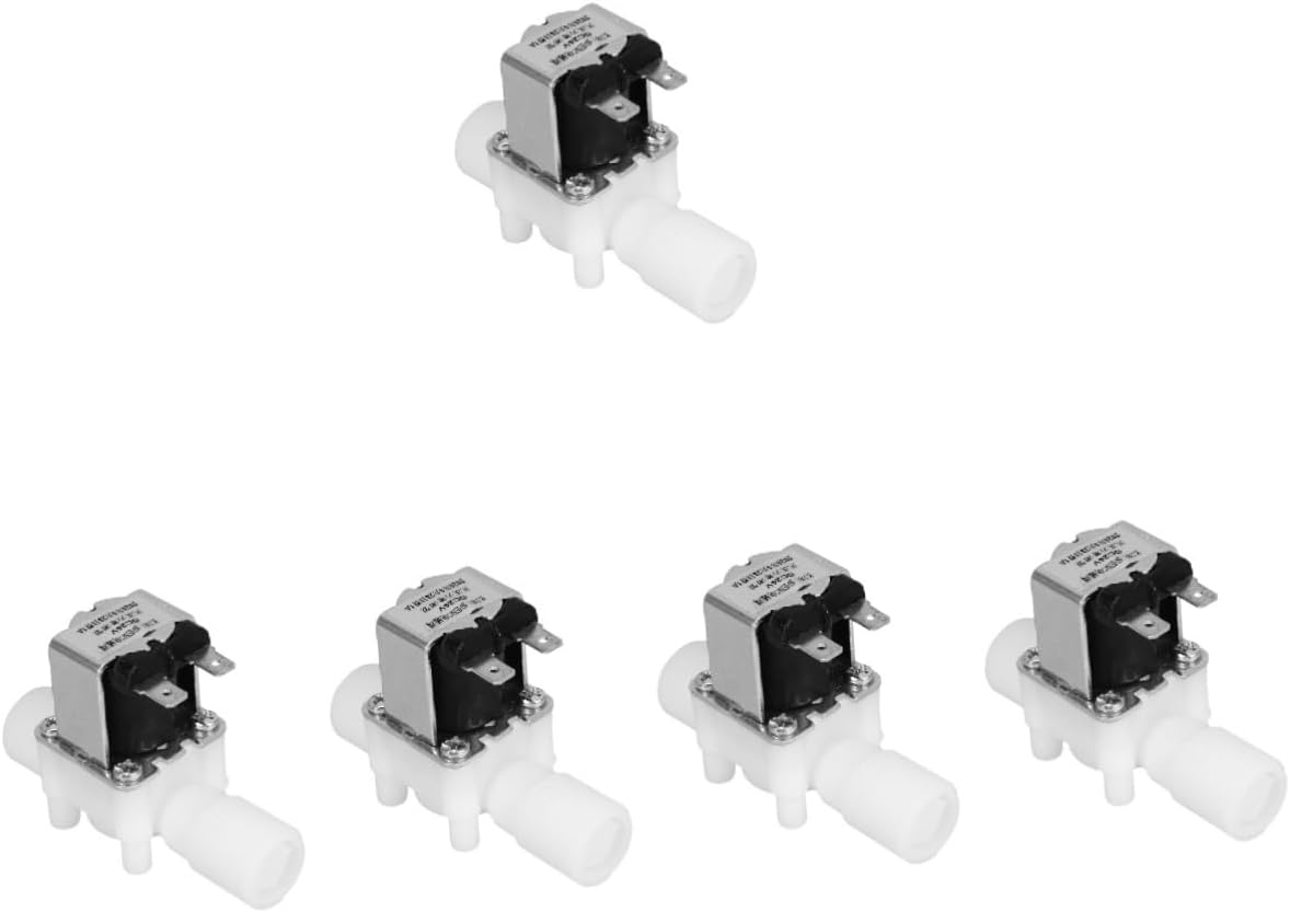 MUCKLILY 5Pcs Electric Solenoid Valve Normally Closed for Garden Water Control Water Solenoid Valve for Sprinkler Systems and Gardening image number 1